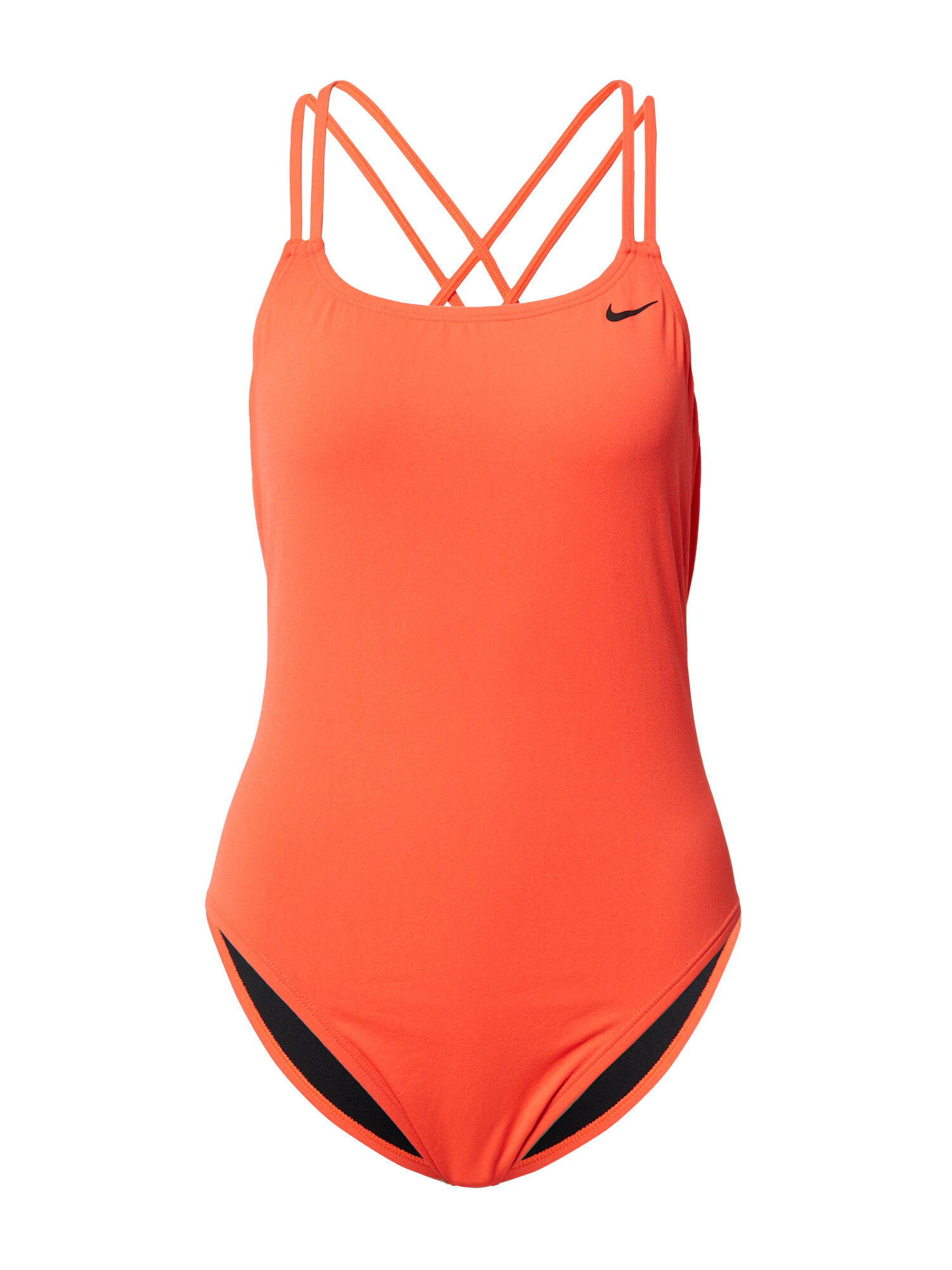 Nike Swim Športne enodelne kopalke neonsko oranžna - Pepit.si