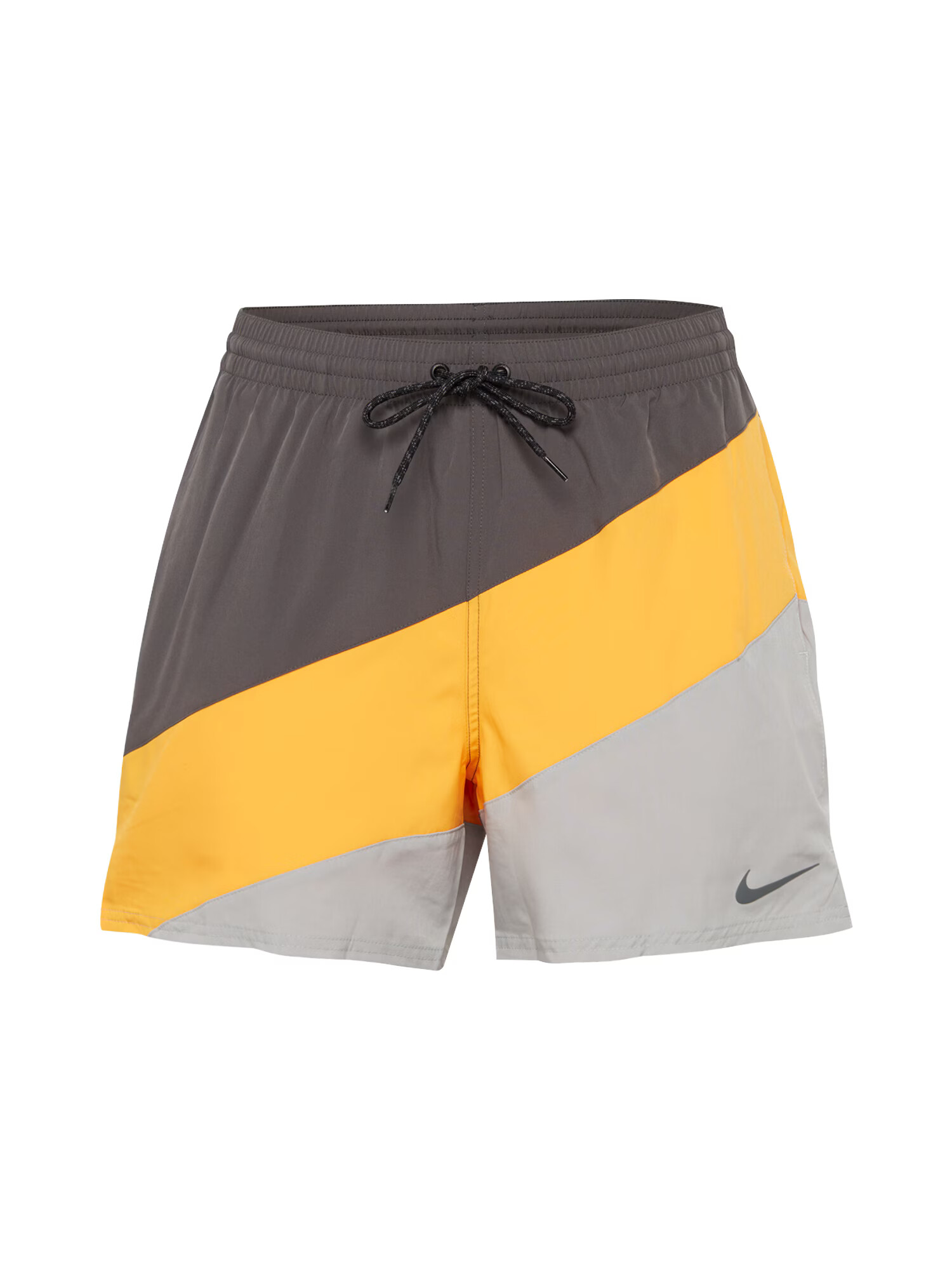 Nike Swim Športne kopalne hlače gorčica / siva / črna - Pepit.si