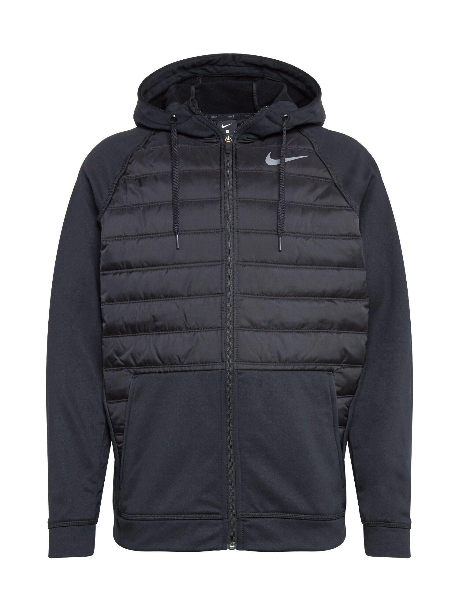 NIKE Winterjacke 'Therma' bazaltno siva / črna - Pepit.si