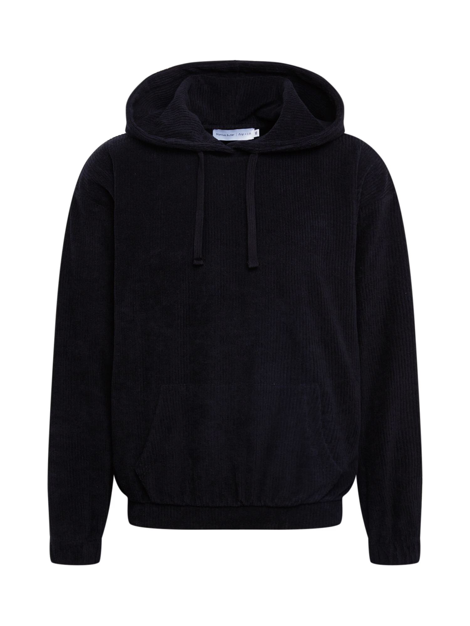 NU-IN Majica 'Oversized Towelling Hoodie' črna - Pepit.si