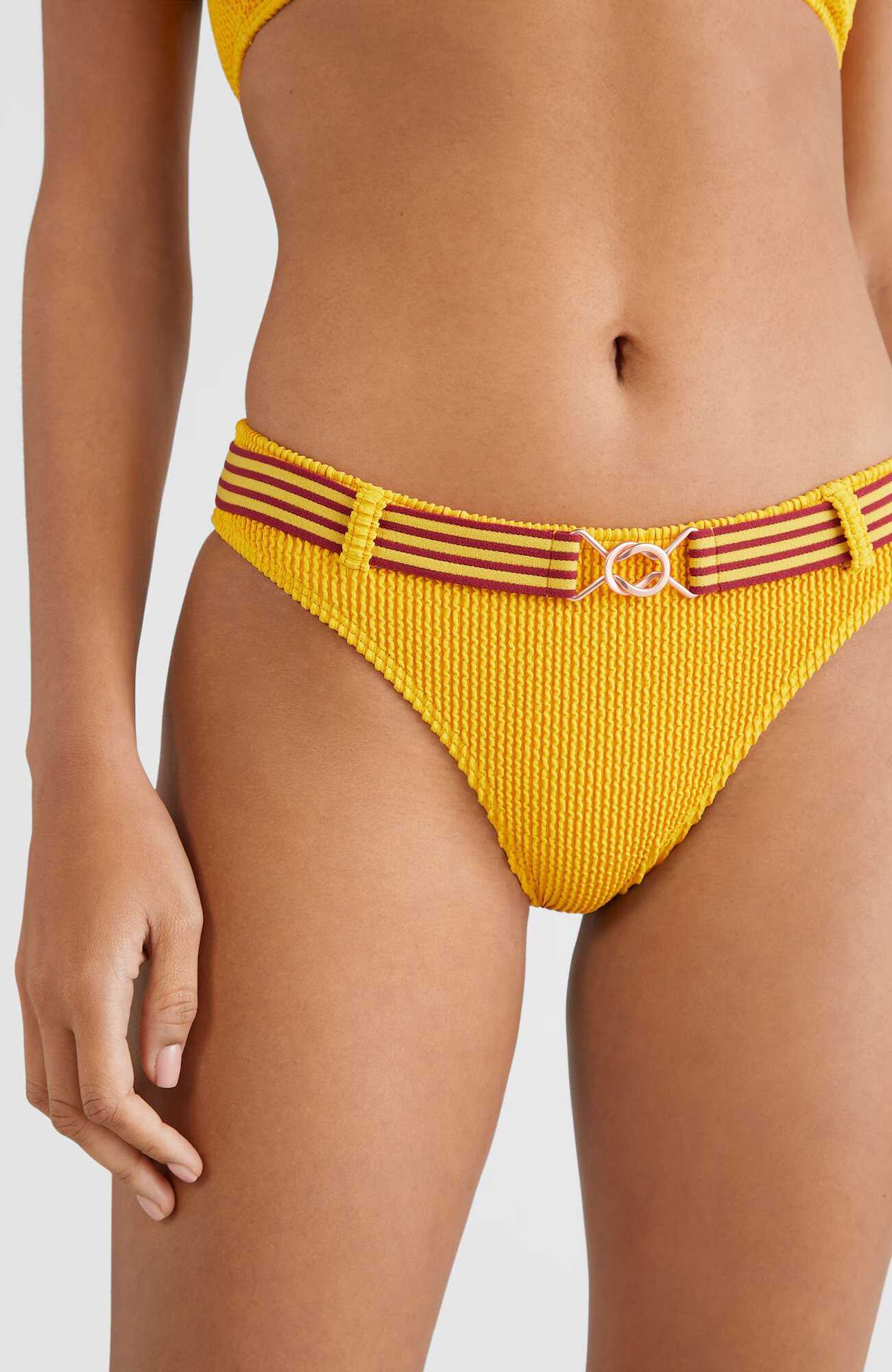 O'NEILL Bikini hlačke 'Sassy Cruz' zlato-rumena / zlata / merlot - Pepit.si