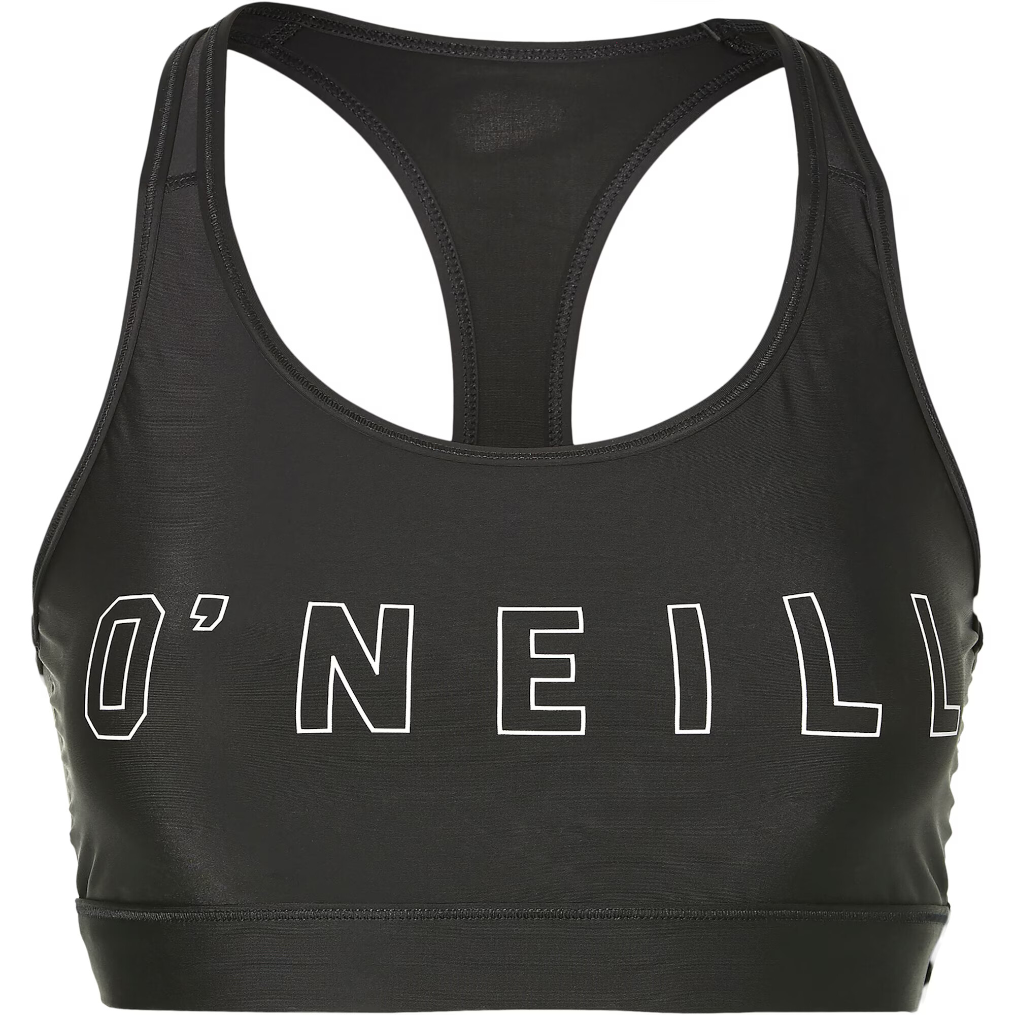 O'NEILL Bra-Top 'PW LOW IMPACT BRA TOP' črna / bela - Pepit.si