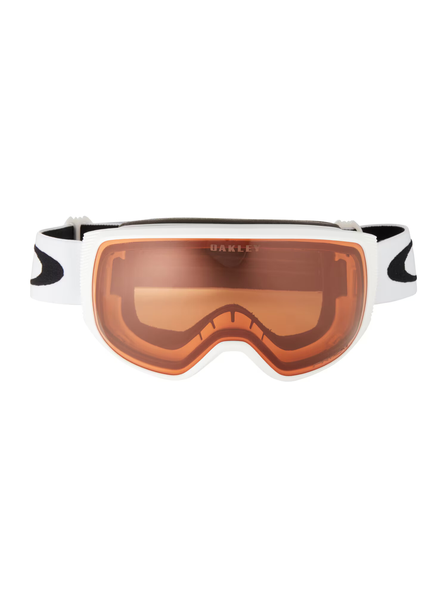 OAKLEY Sportbrille 'Flight Tracker' bela / temno oranžna - Pepit.si