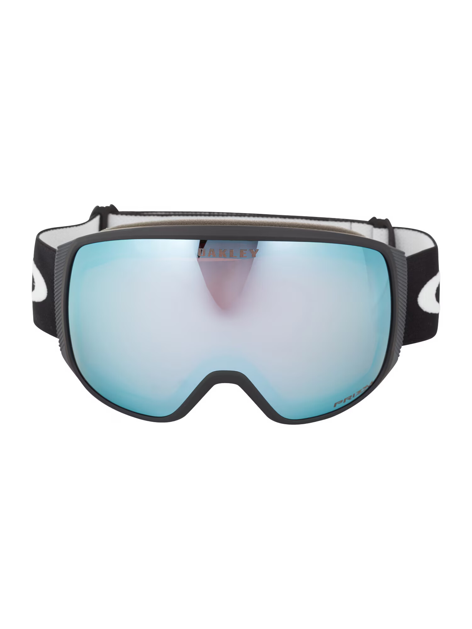 OAKLEY Sportbrille 'Flight Tracker' črna / svetlo modra / bela - Pepit.si