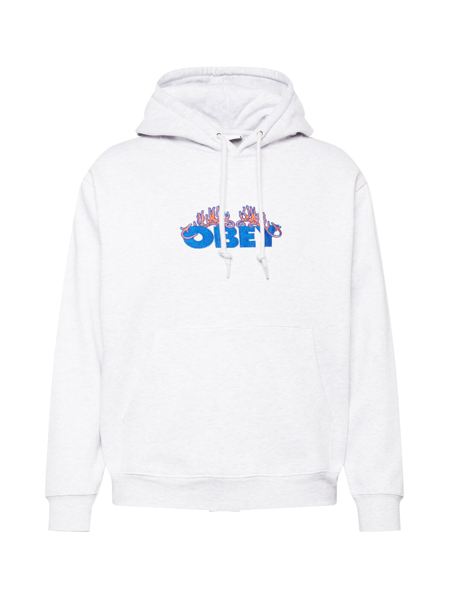 Obey Sweatshirt modra / temno oranžna / bela - Pepit.si