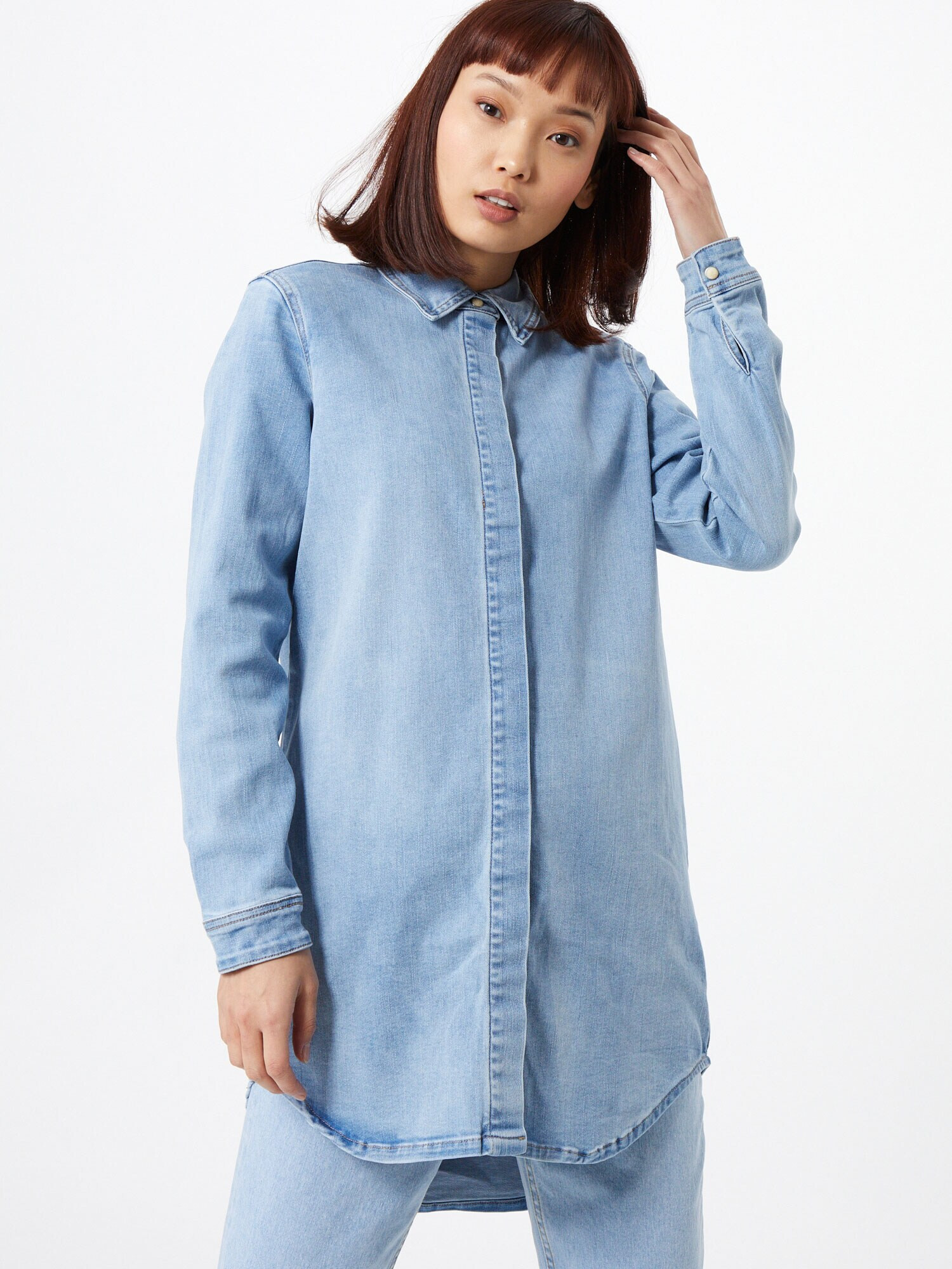 OBJECT Bluza 'Win' moder denim - Pepit.si