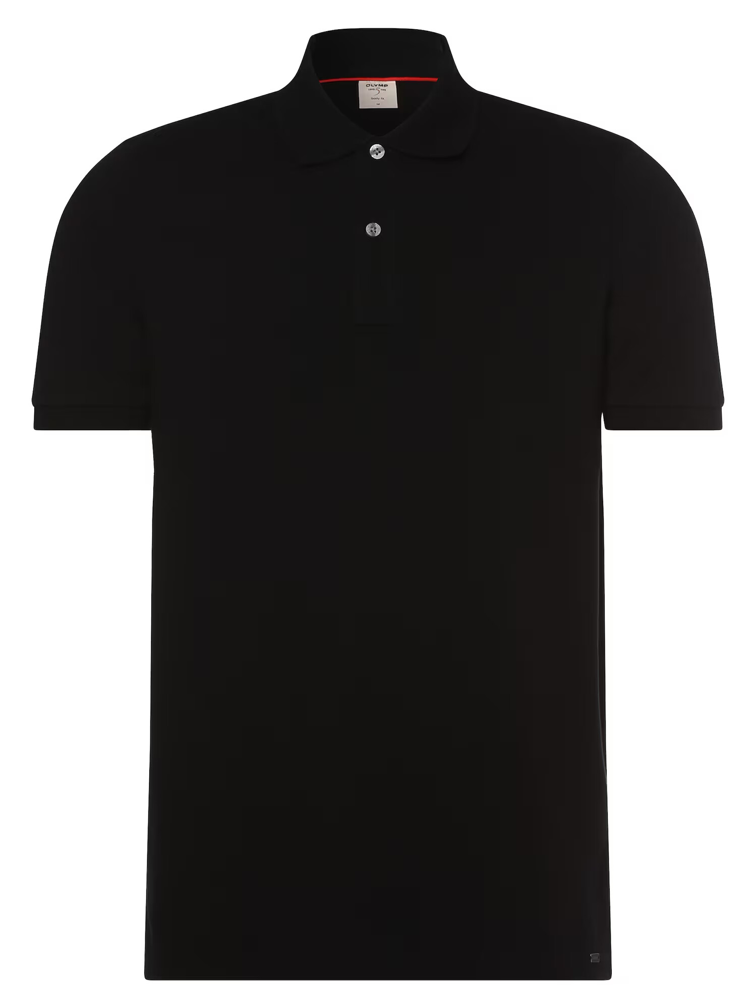 OLYMP Majica 'Level 5 Casual Polo Cotton' črna - Pepit.si