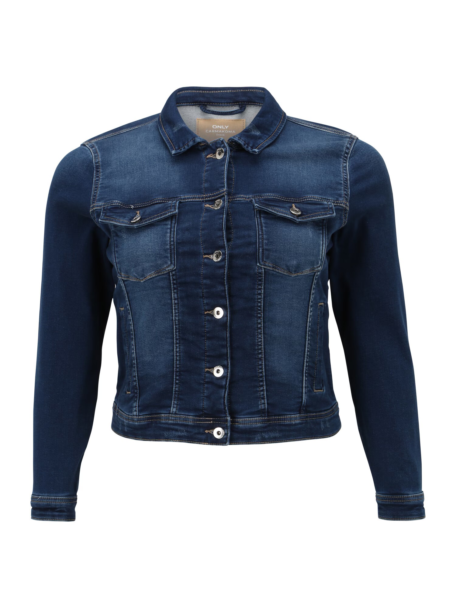 ONLY Carmakoma Prehodna jakna 'ASTRID' moder denim - Pepit.si