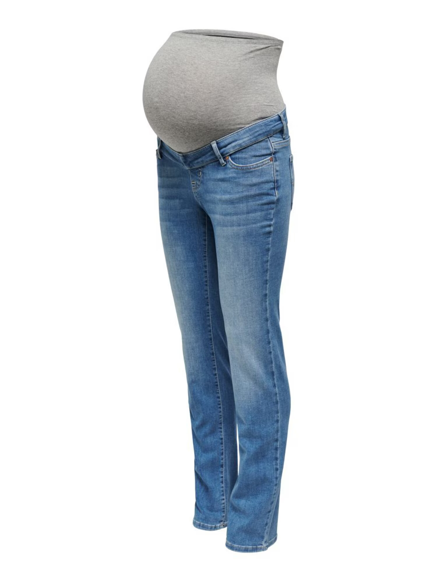 Only Maternity Kavbojke moder denim - Pepit.si