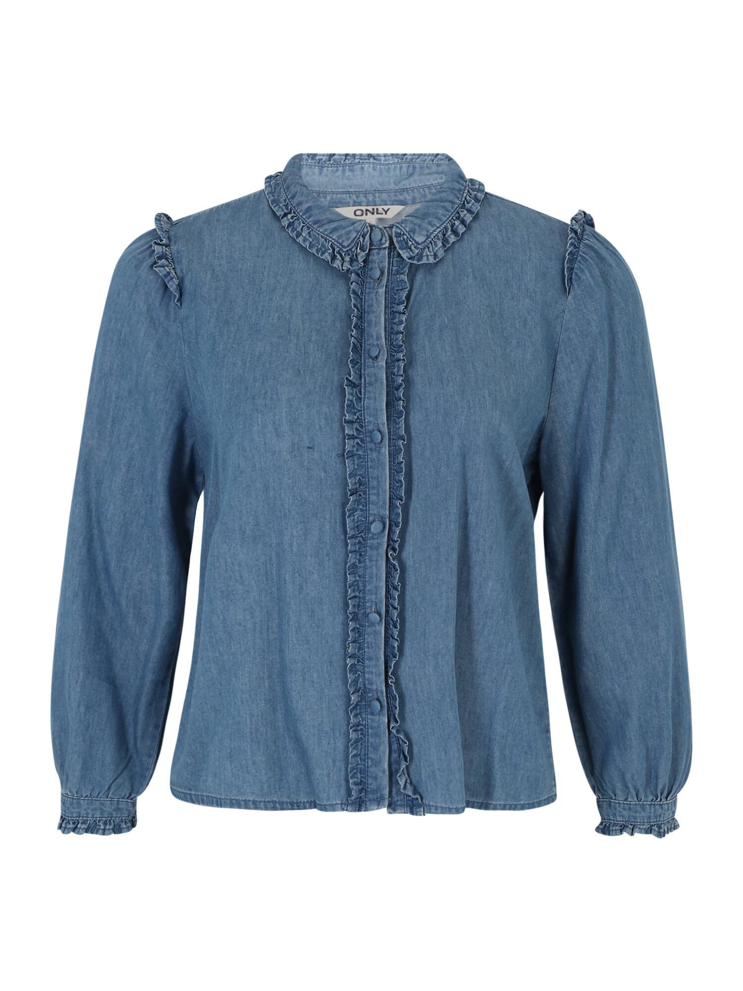 Only Petite Bluza 'ROMANCE' moder denim - Pepit.si