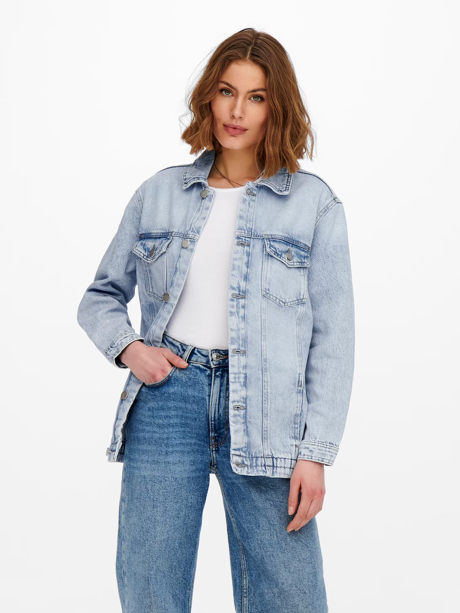 ONLY Prehodna jakna 'Verna' moder denim - Pepit.si