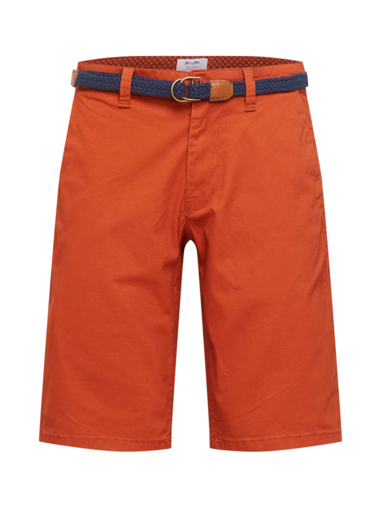 Only & Sons Chino hlače temno oranžna / črna - Pepit.si