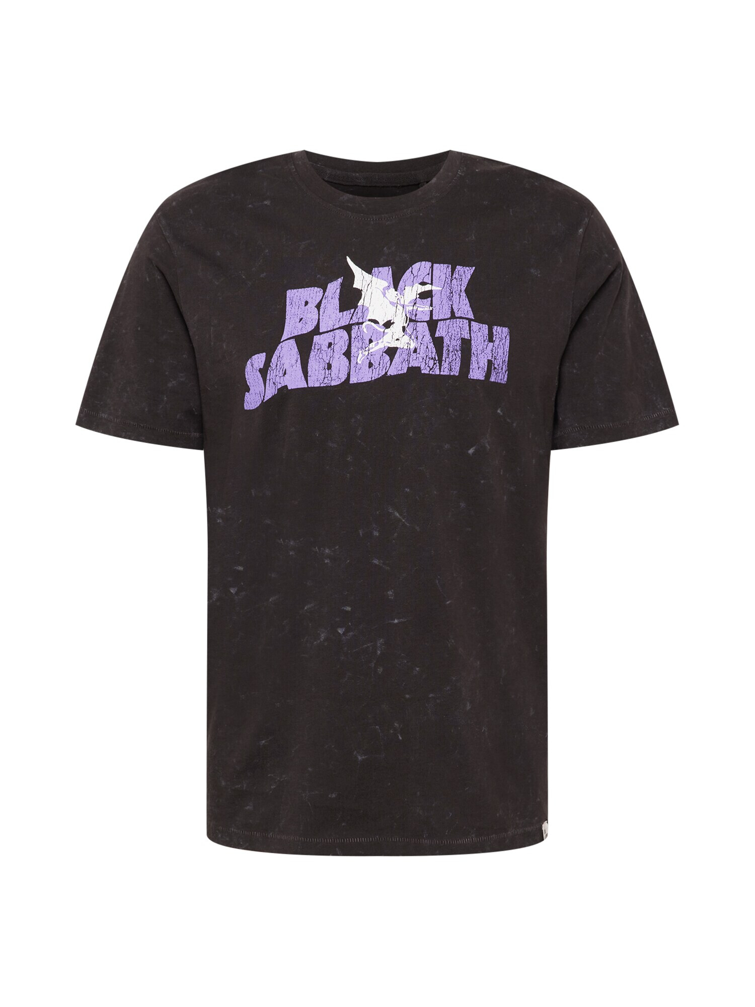 Only & Sons Majica 'Black Sabbath' temno rjava / večbarvno lila / pegasto bela - Pepit.si