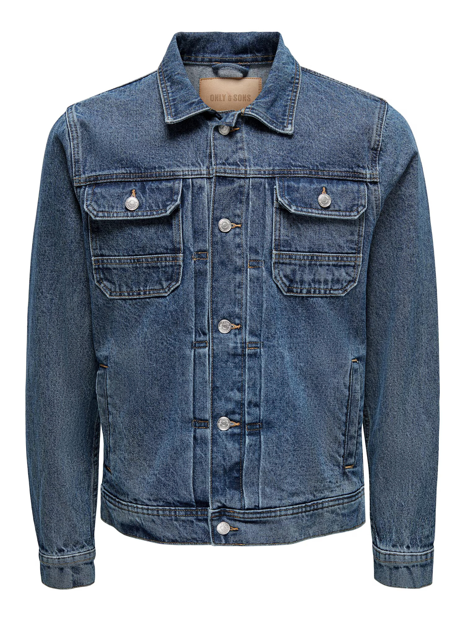 Only & Sons Prehodna jakna 'Duke' moder denim - Pepit.si