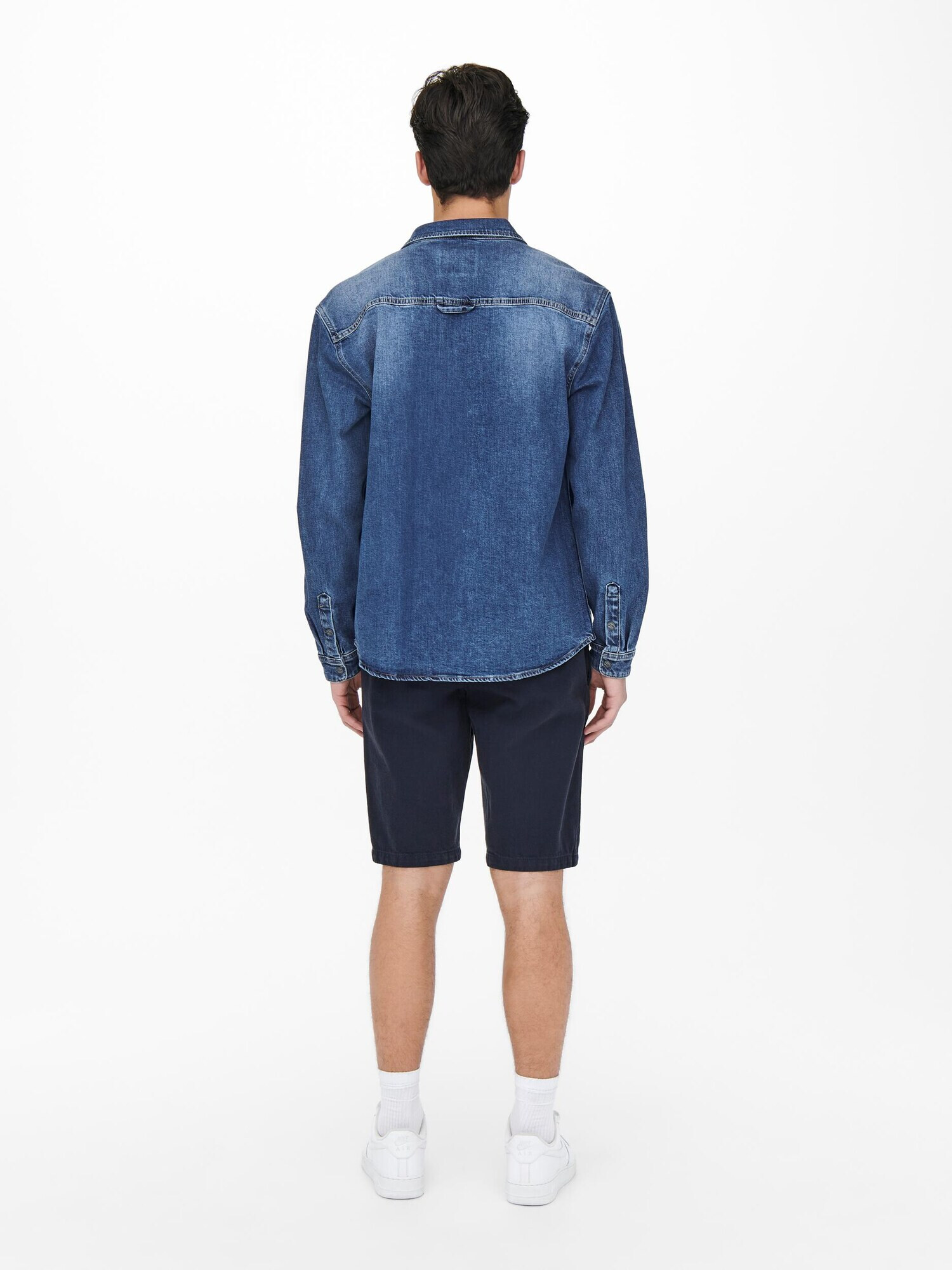 Only & Sons Srajca 'Balder' moder denim - Pepit.si