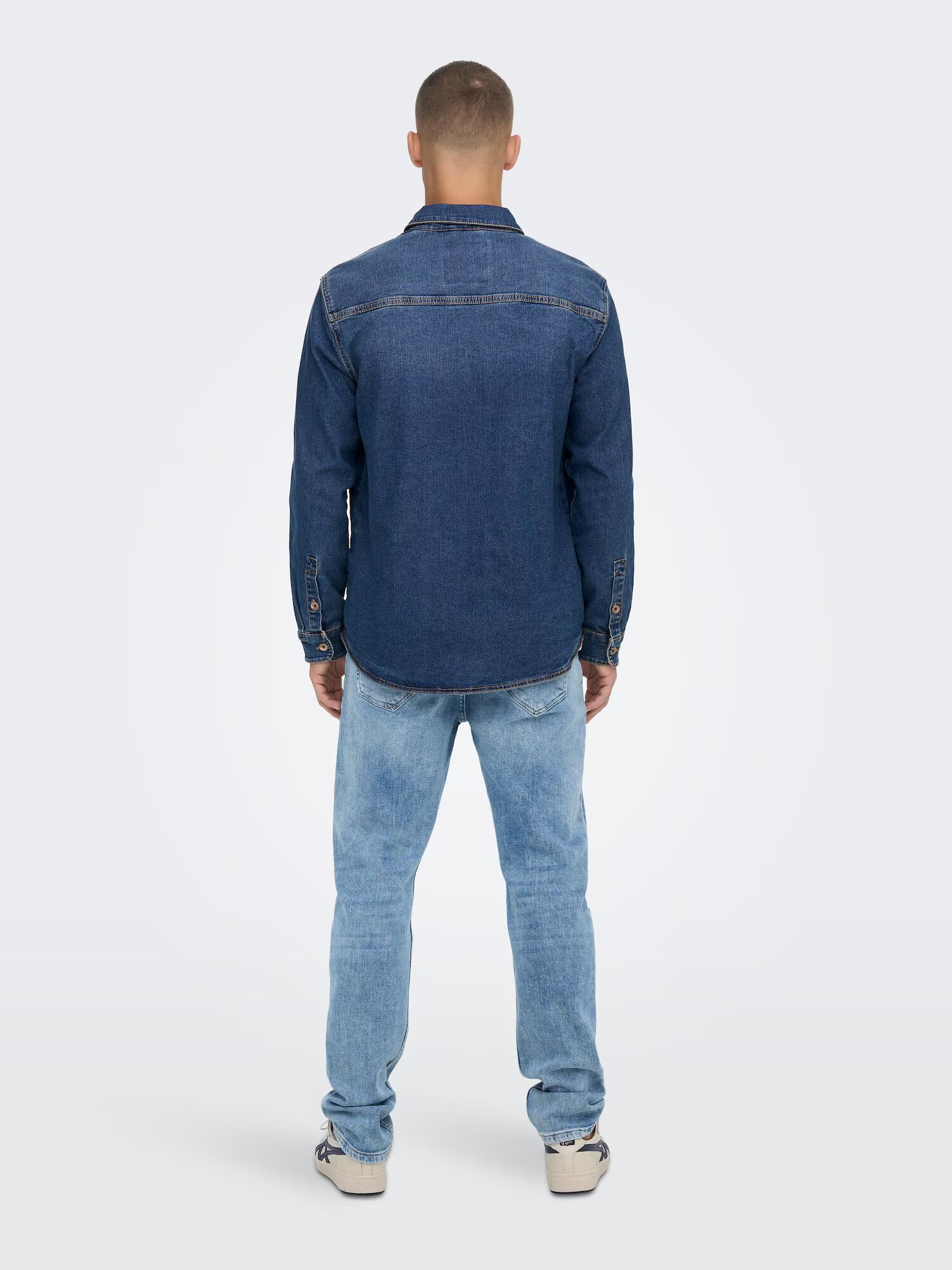 Only & Sons Srajca 'CAMON' moder denim - Pepit.si