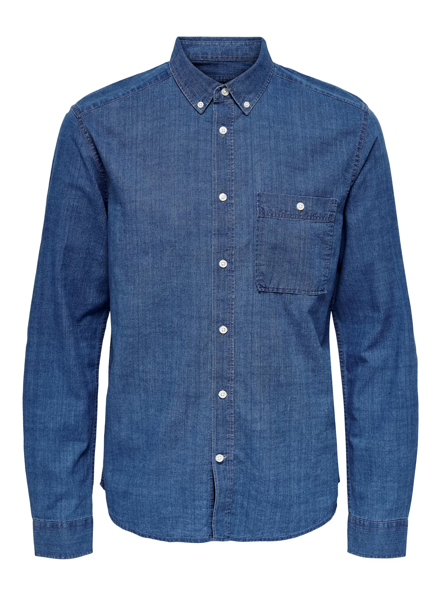 Only & Sons Srajca 'Chambray' moder denim - Pepit.si