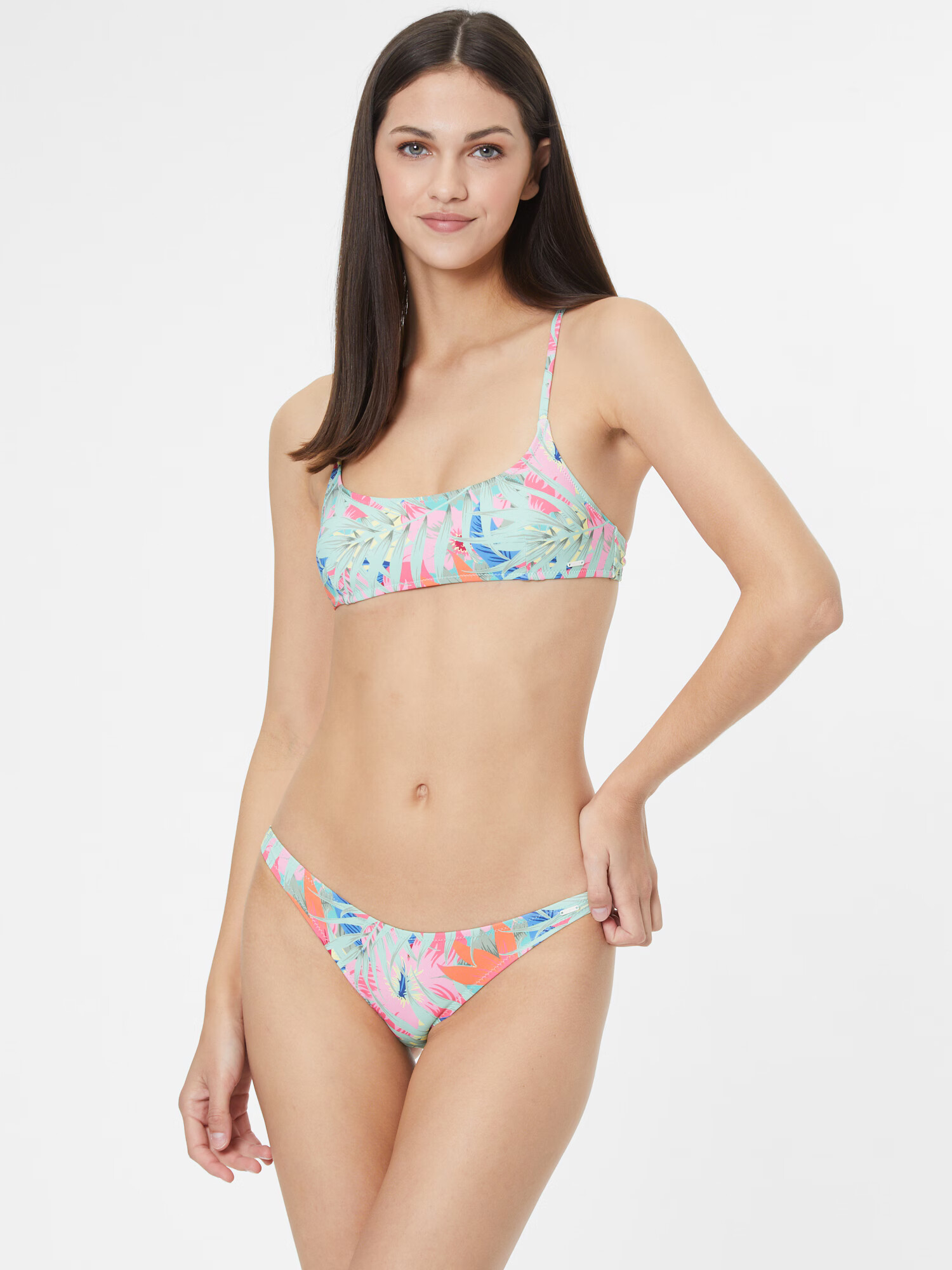 Pepe Jeans Bikini zgornji del 'BONNIE' svetlo modra / meta / svetlo roza - Pepit.si