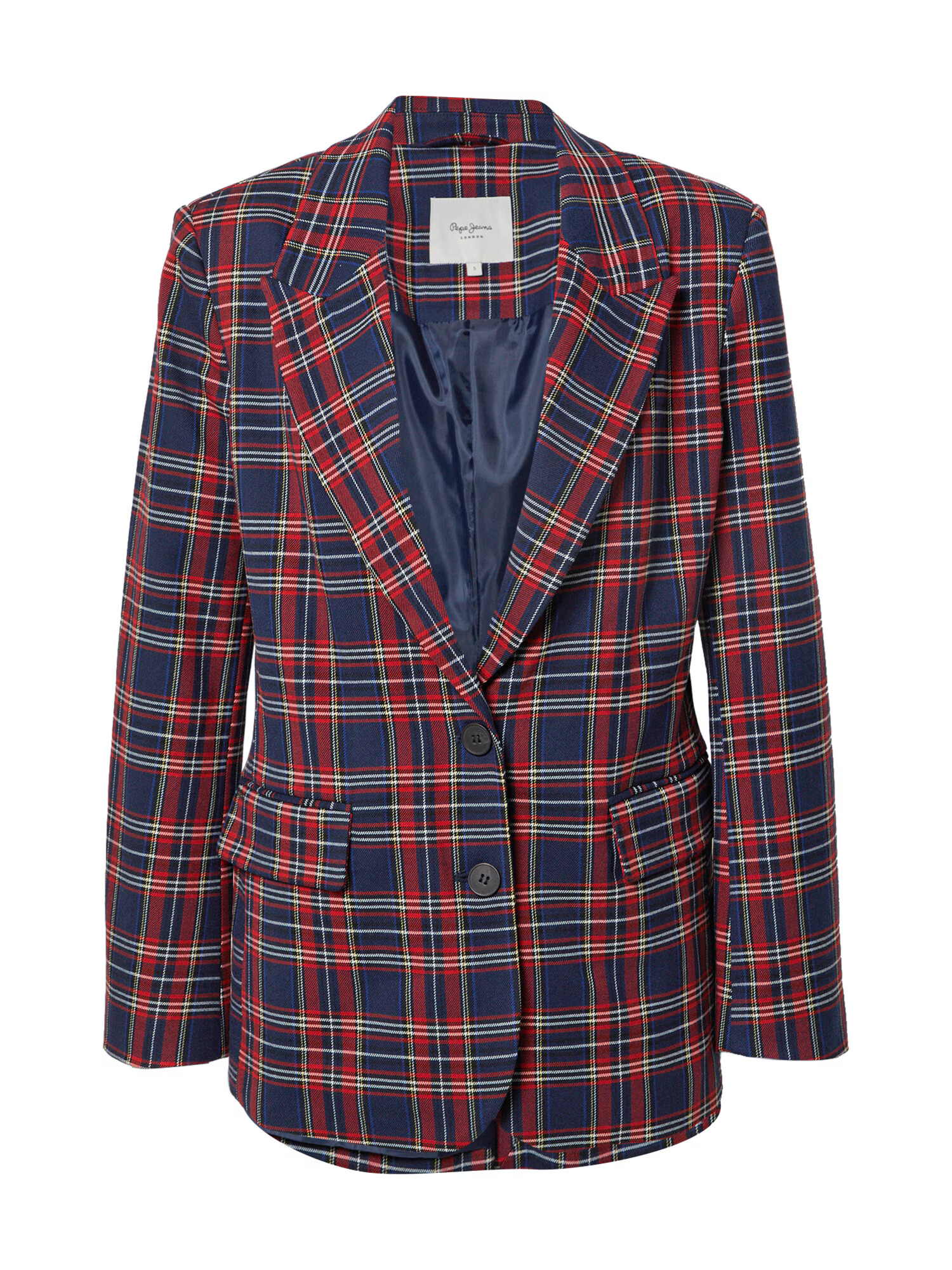 Pepe Jeans Blazer 'ROSEN' temno modra / bela / rdeča - Pepit.si