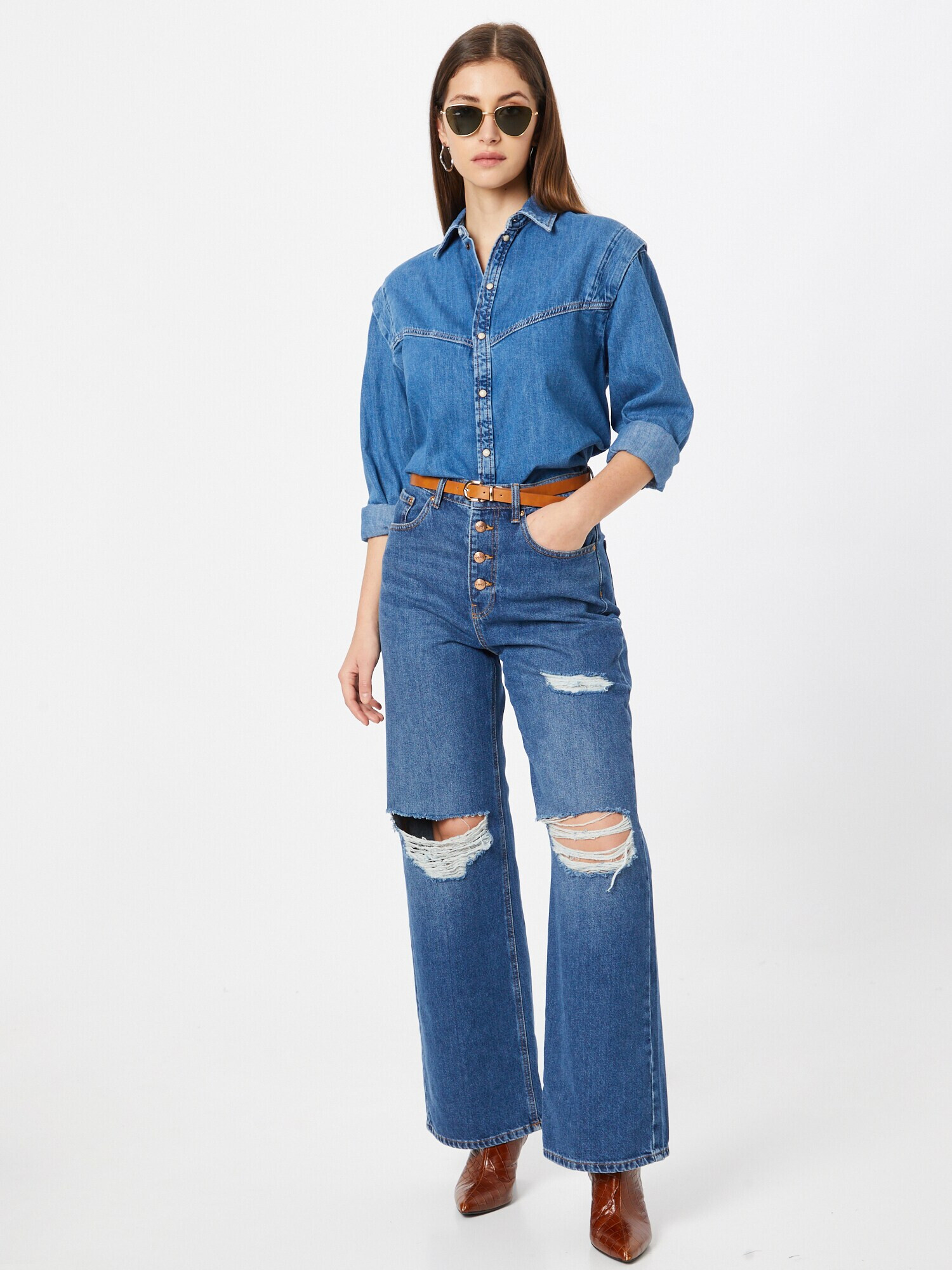 Pepe Jeans Bluza 'EVE' moder denim - Pepit.si