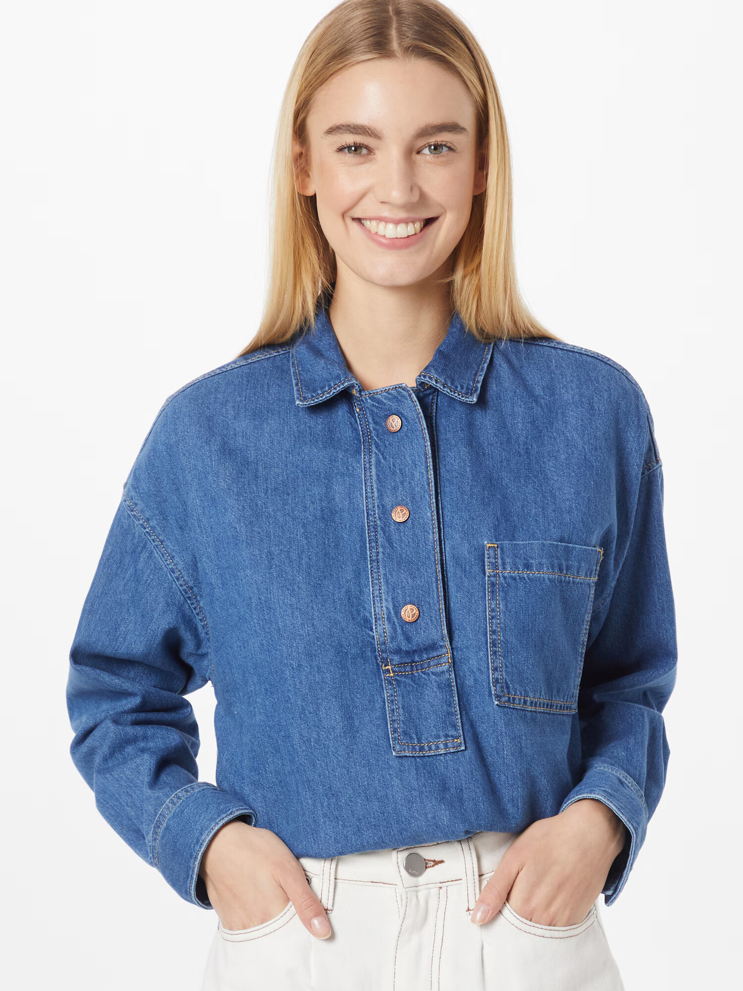 Pepe Jeans Bluza 'RILEY' moder denim - Pepit.si