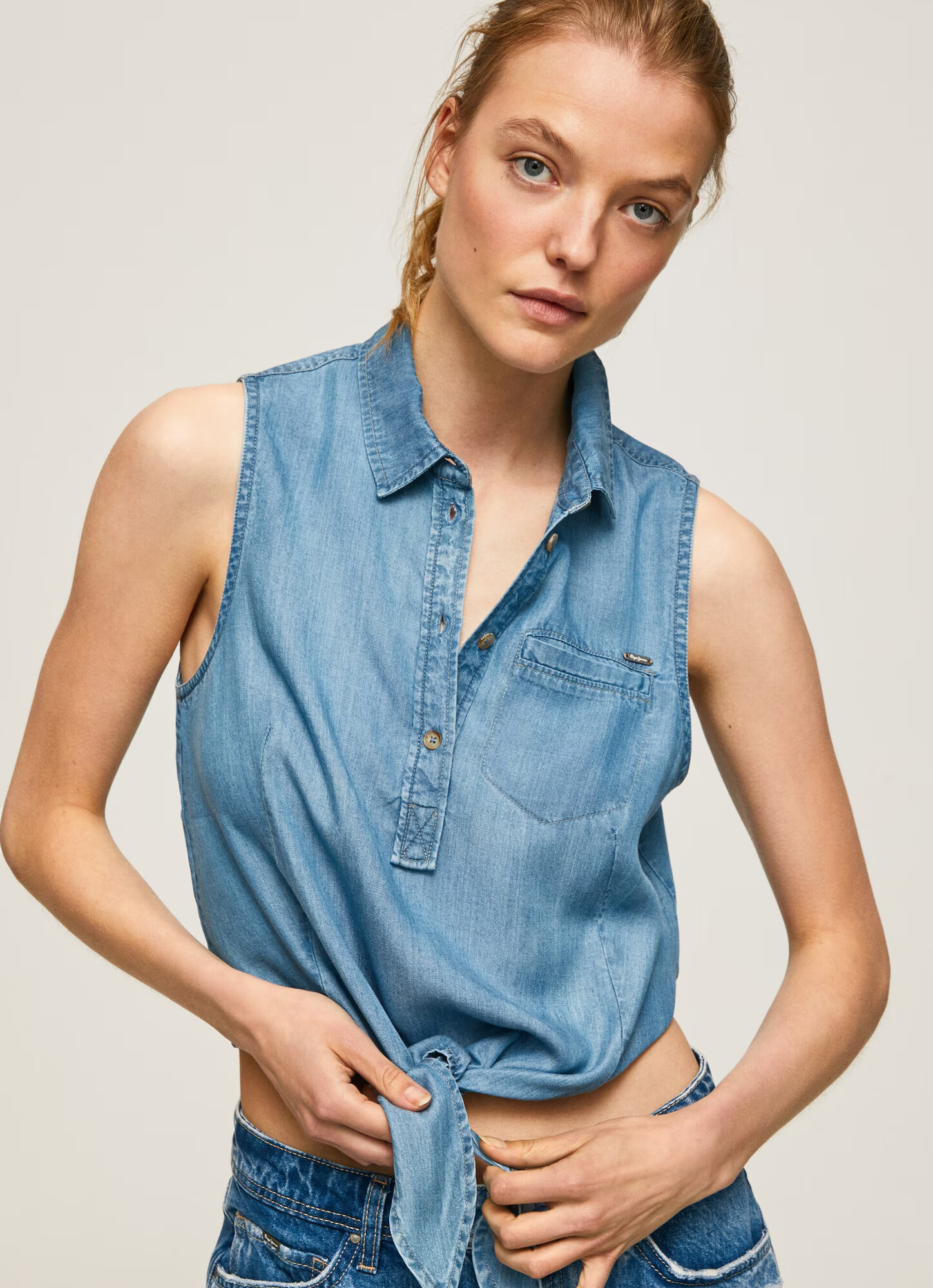 Pepe Jeans Bluza 'Winona' moder denim - Pepit.si