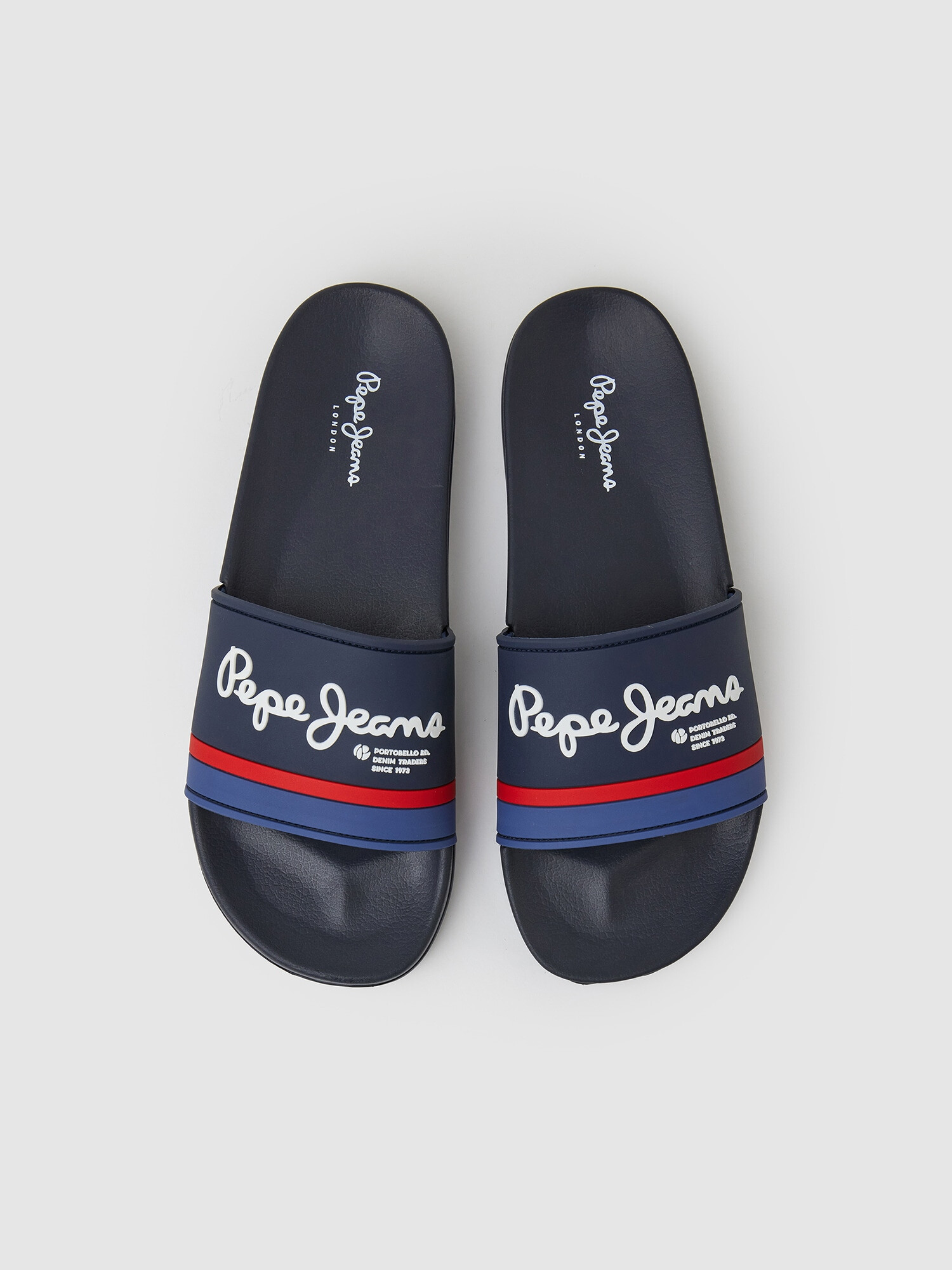 Pepe Jeans Čevelj za na plažo/kopanje mornarska / rdeča / bela - Pepit.si