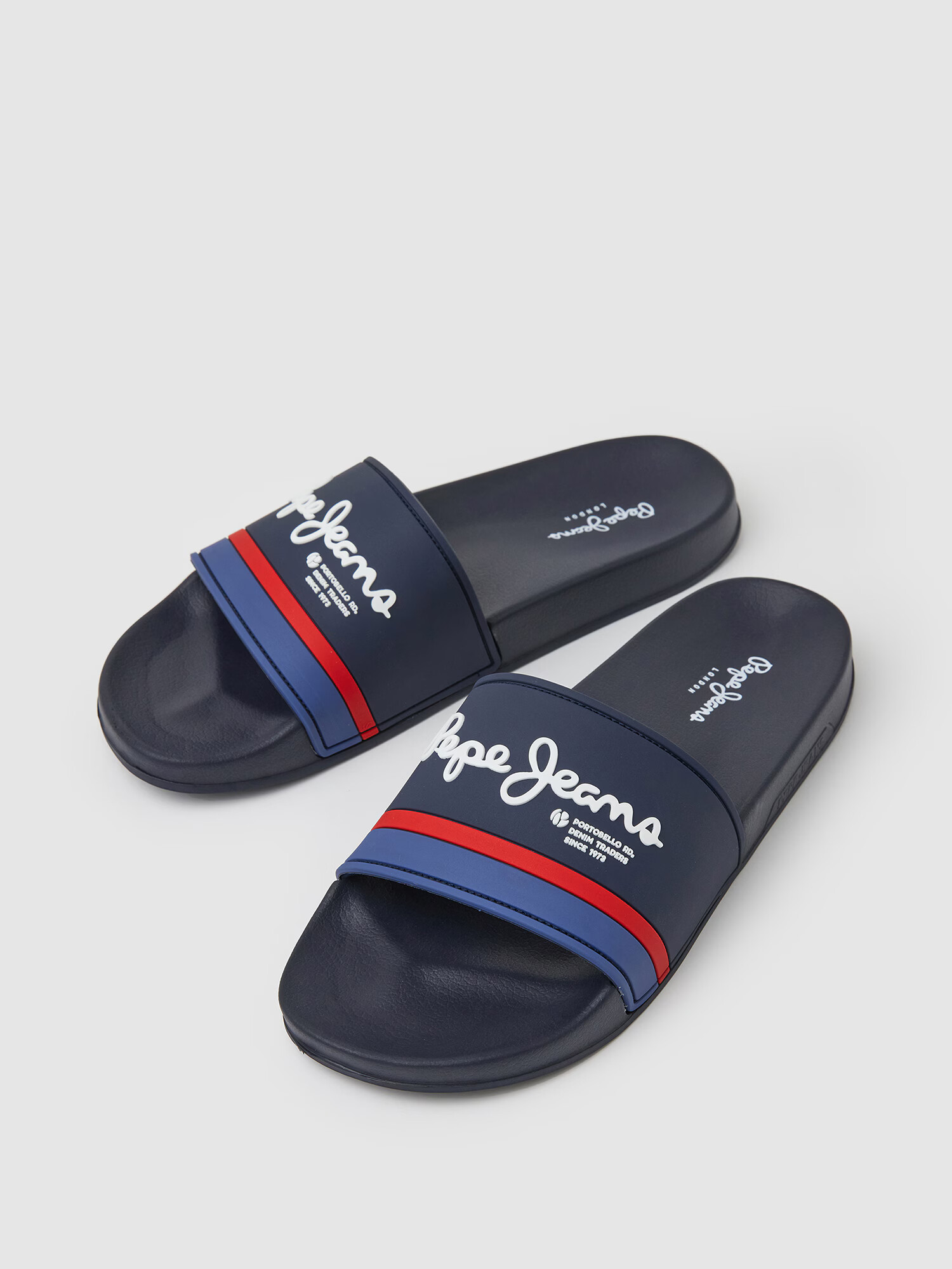 Pepe Jeans Čevelj za na plažo/kopanje mornarska / rdeča / bela - Pepit.si