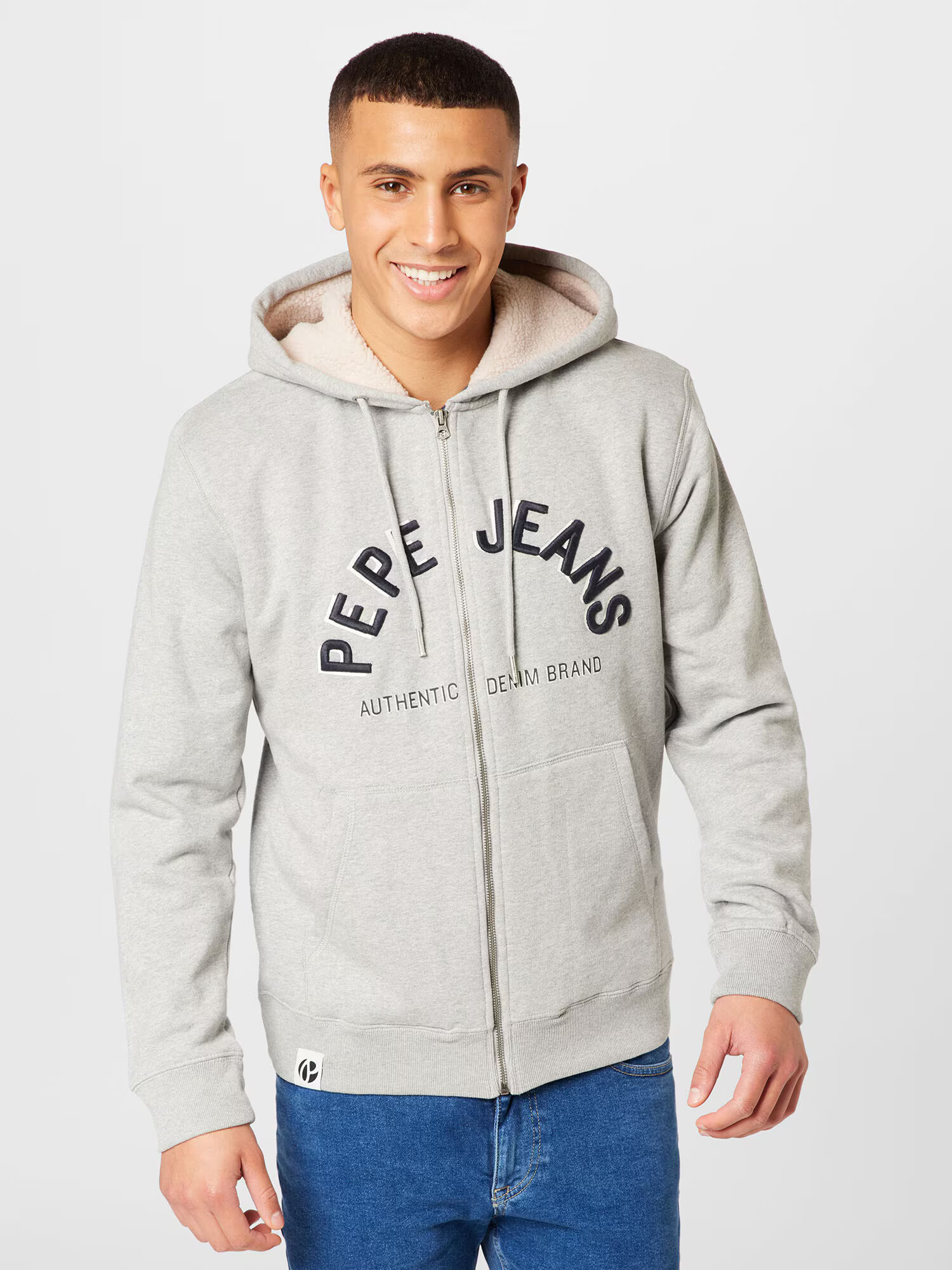 Pepe Jeans Jopa na zadrgo 'Pace' mornarska / siva - Pepit.si