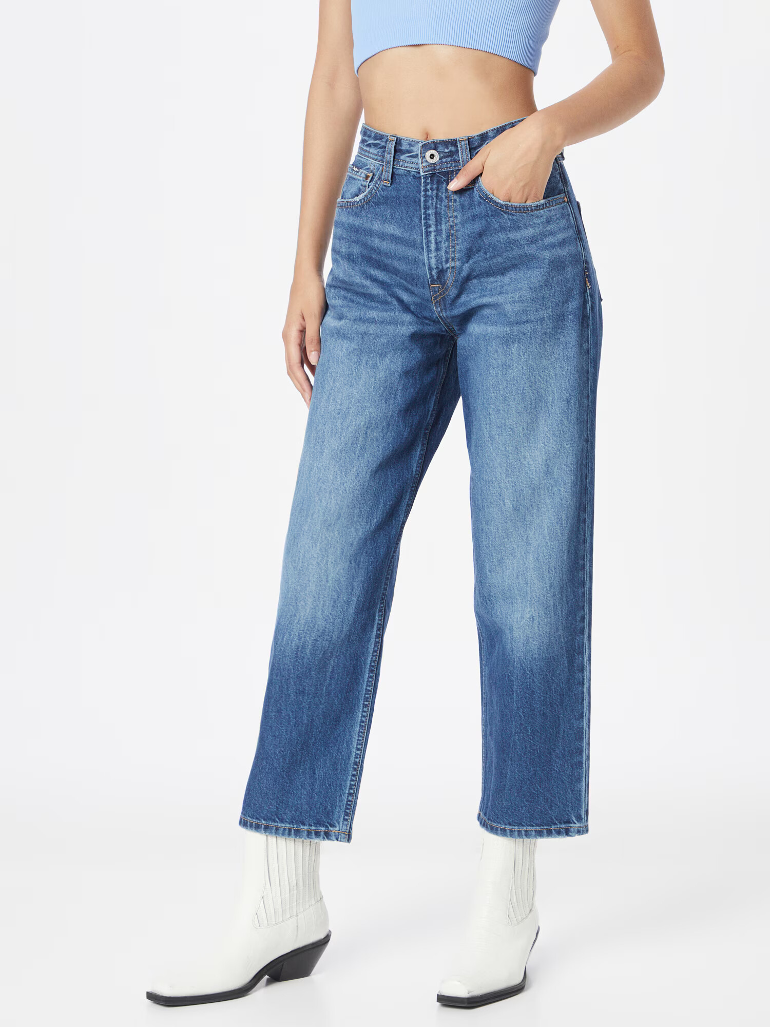 Pepe Jeans Kavbojke 'DOVER' moder denim - Pepit.si