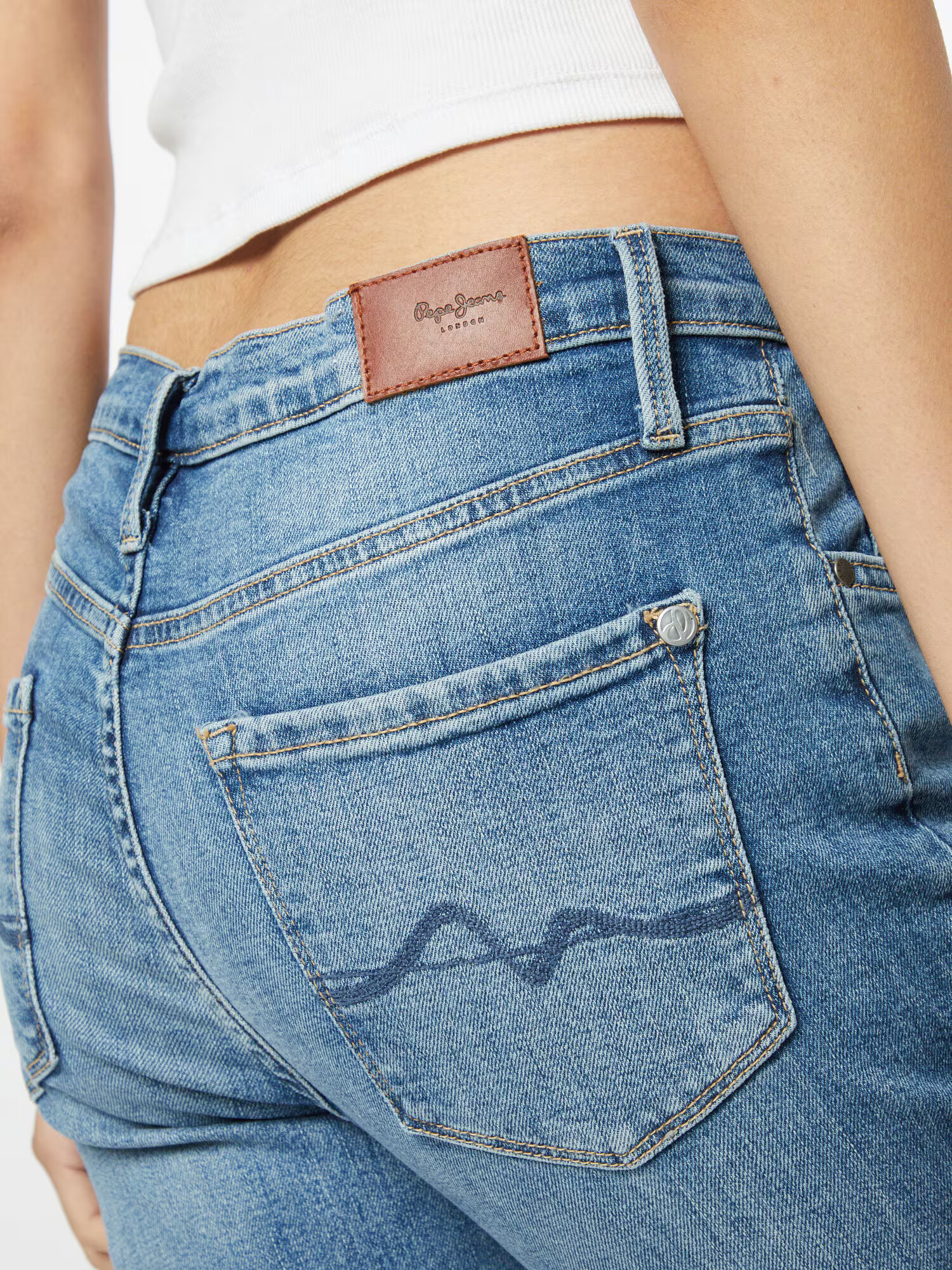 Pepe Jeans Kavbojke 'Grace' moder denim - Pepit.si