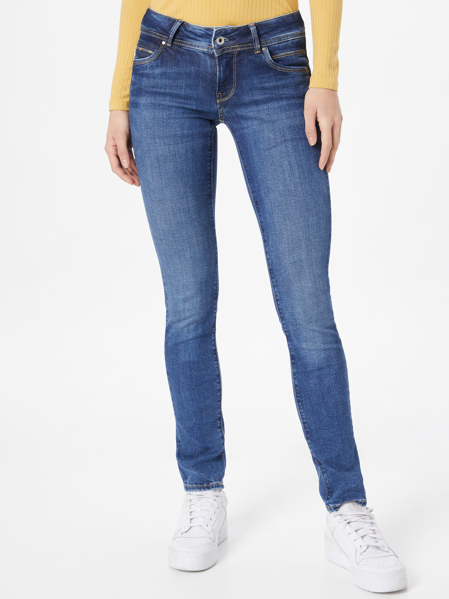 Pepe Jeans Kavbojke 'NEW BROOKE' moder denim - Pepit.si