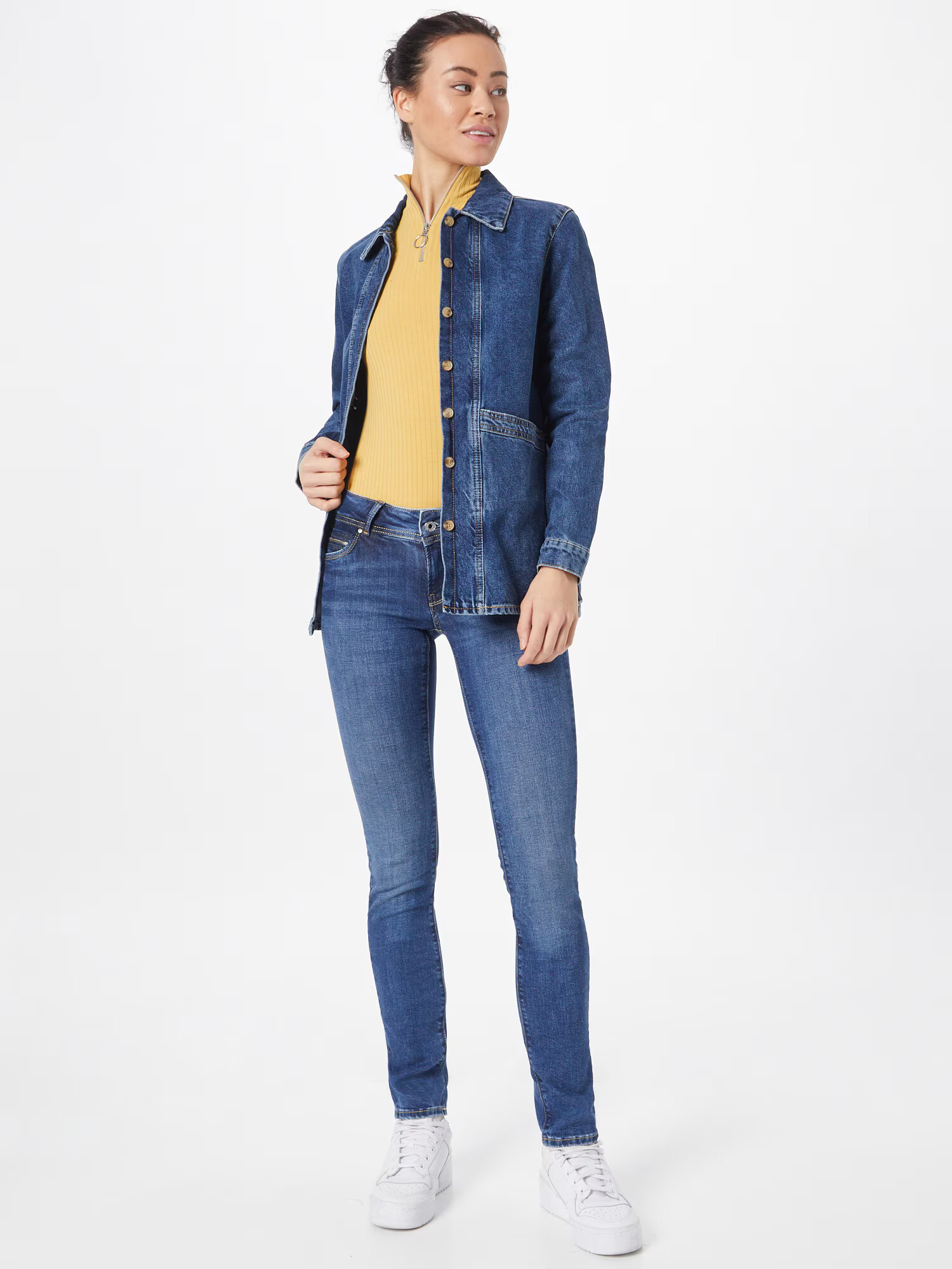 Pepe Jeans Kavbojke 'NEW BROOKE' moder denim - Pepit.si