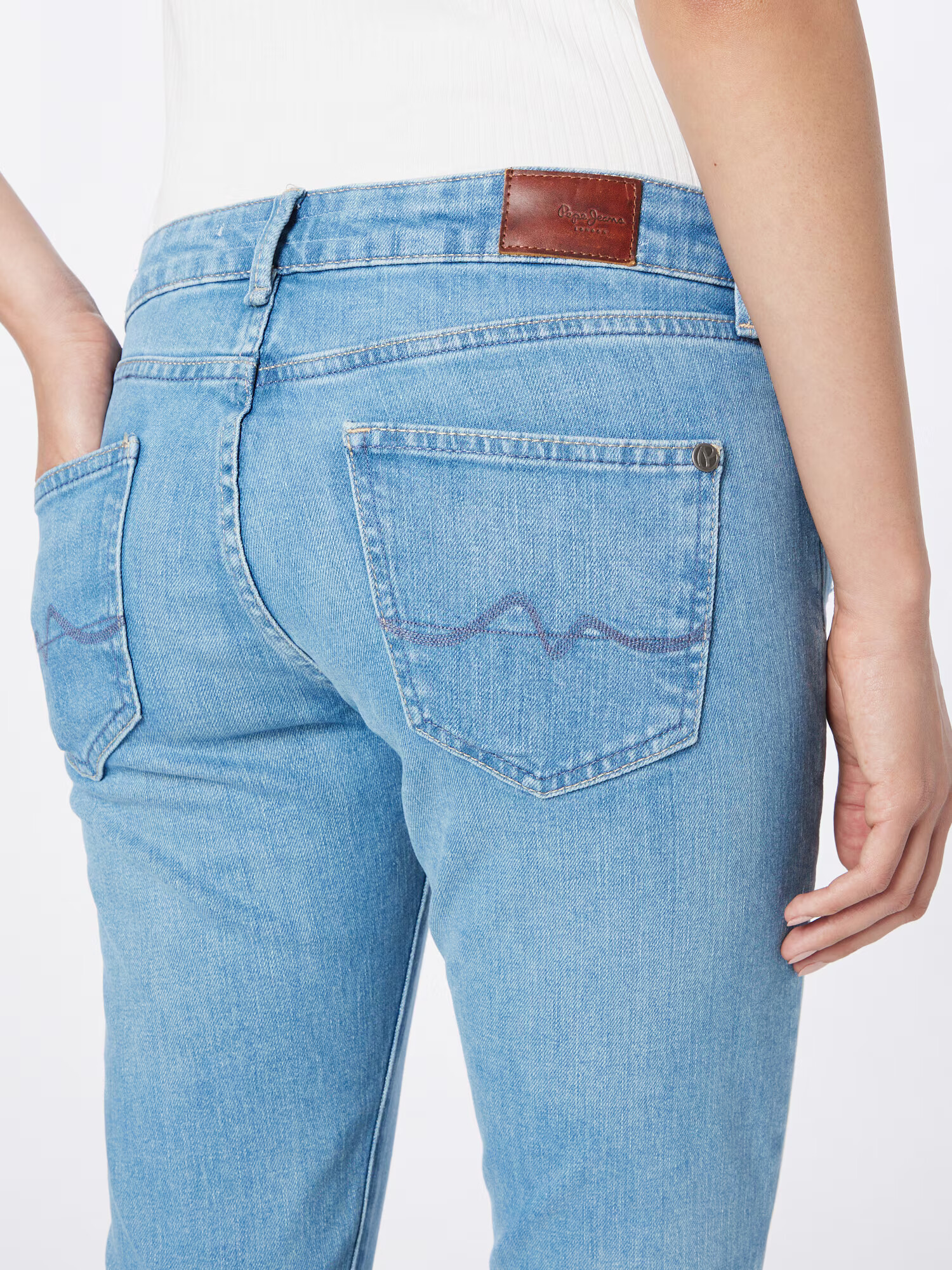 Pepe Jeans Kavbojke 'Pixie' moder denim - Pepit.si