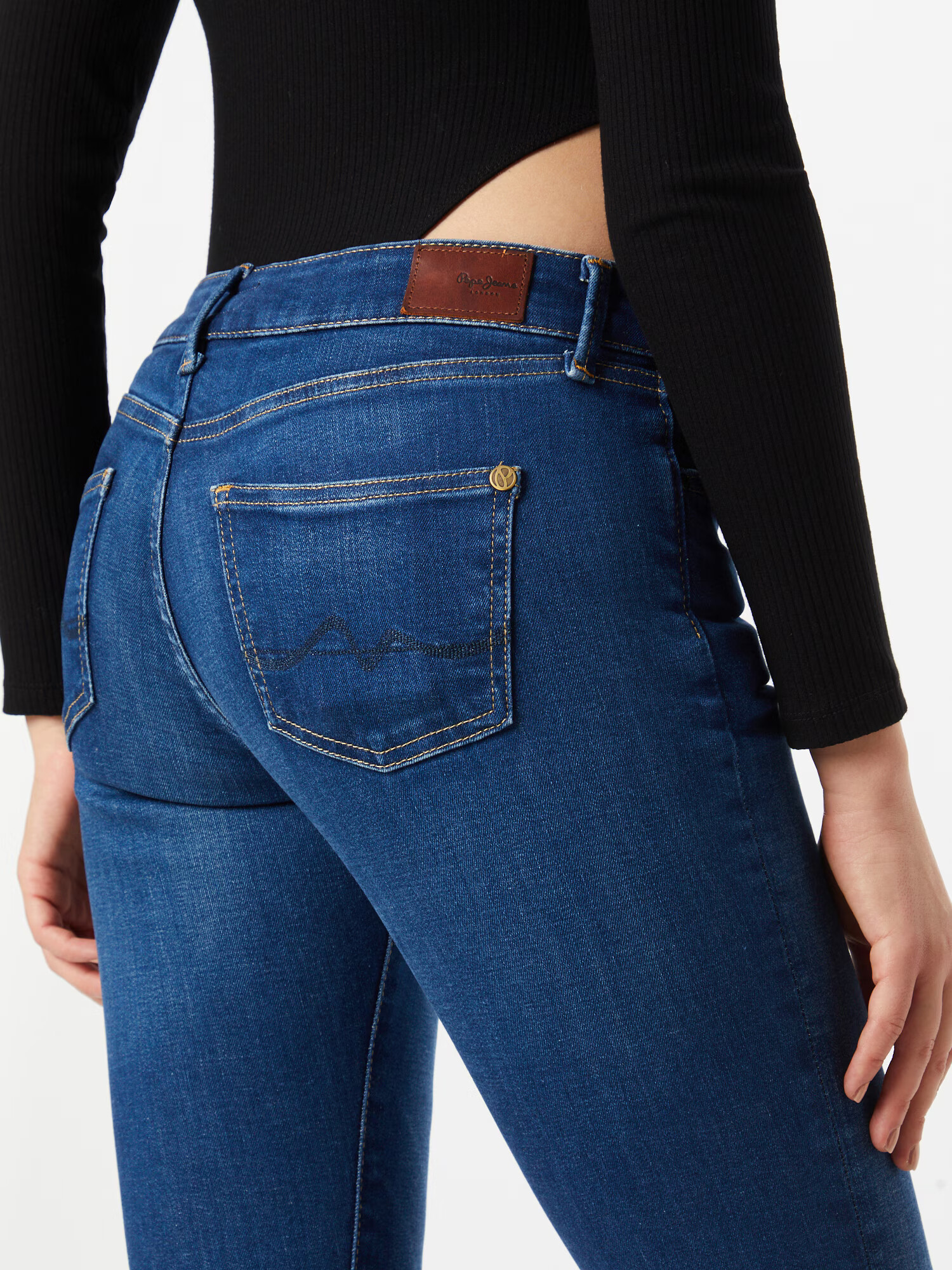 Pepe Jeans Kavbojke 'Pixie' moder denim - Pepit.si