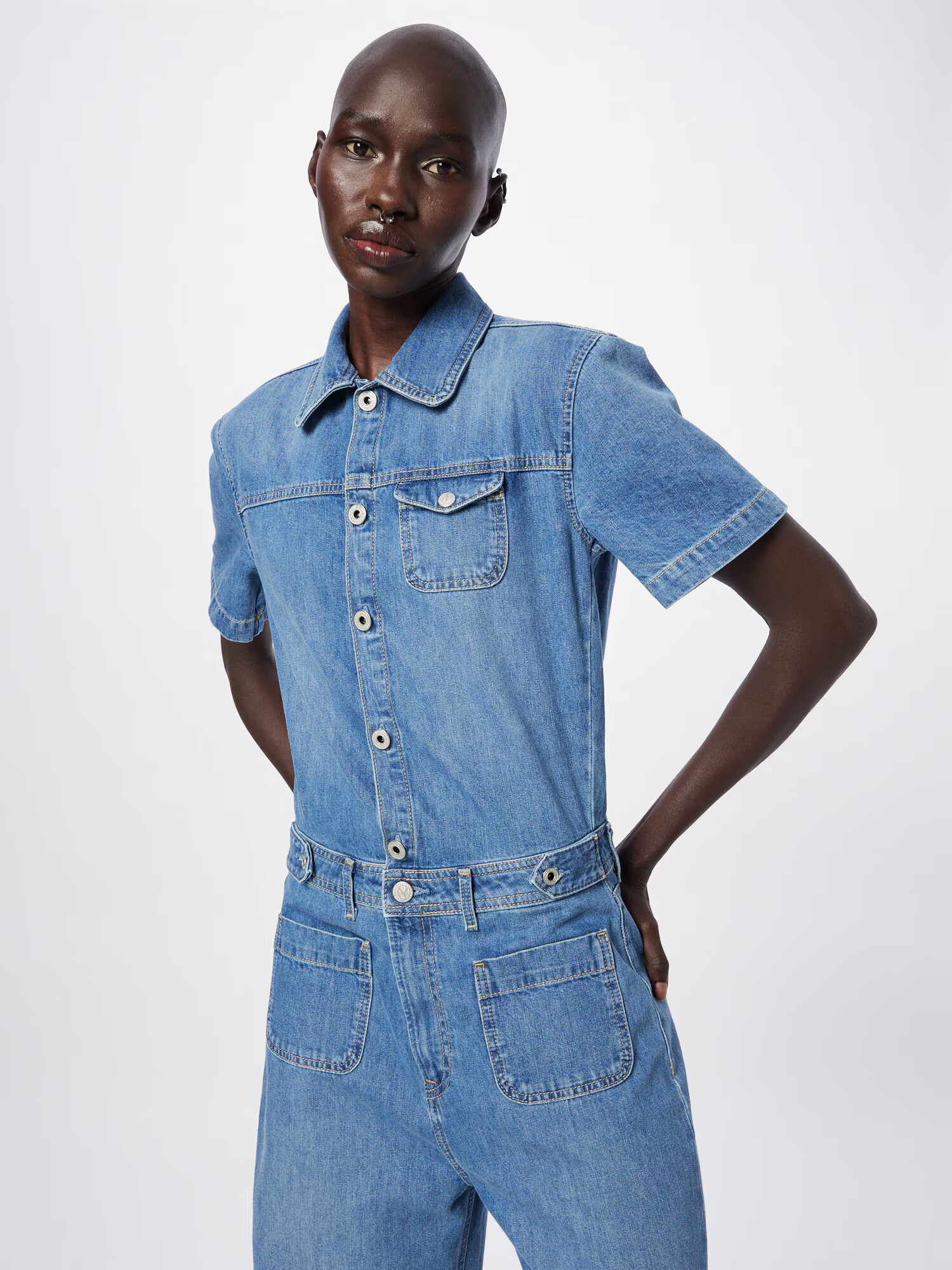 Pepe Jeans Kombinezon 'EVELYN' moder denim - Pepit.si