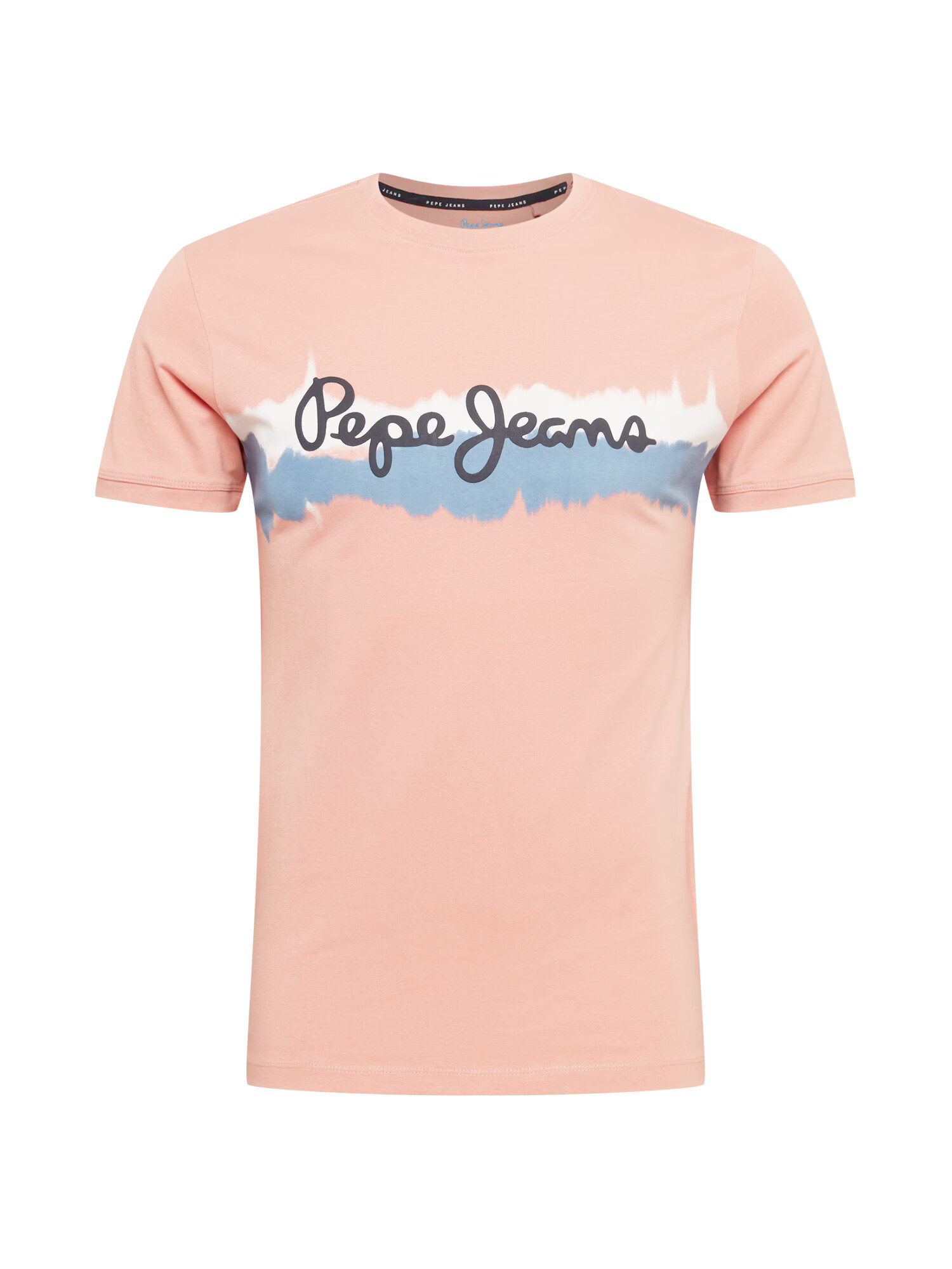 Pepe Jeans Majica 'AKEEM' dimno modra / breskev / črna / bela - Pepit.si