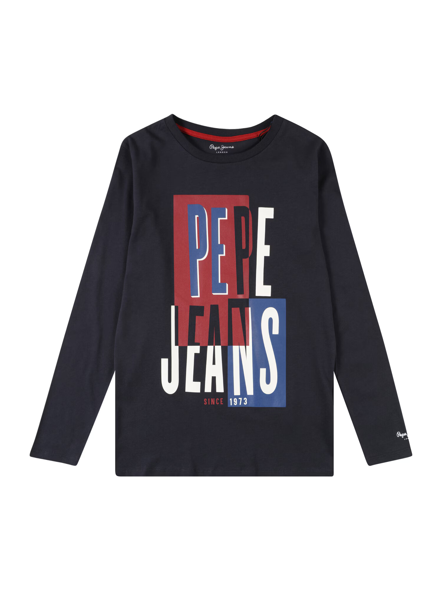 Pepe Jeans Majica 'ALVARO' temno modra / bela / modra / rdeča - Pepit.si