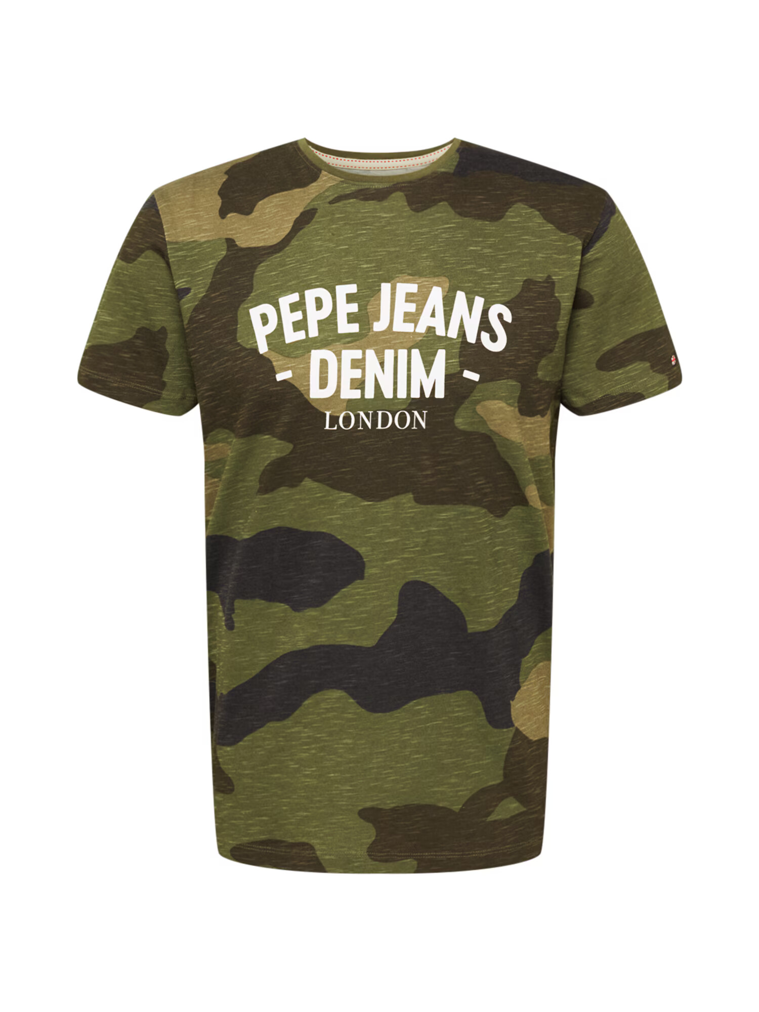 Pepe Jeans Majica 'ANDY' zelena / kaki / bela / rjava / črna - Pepit.si