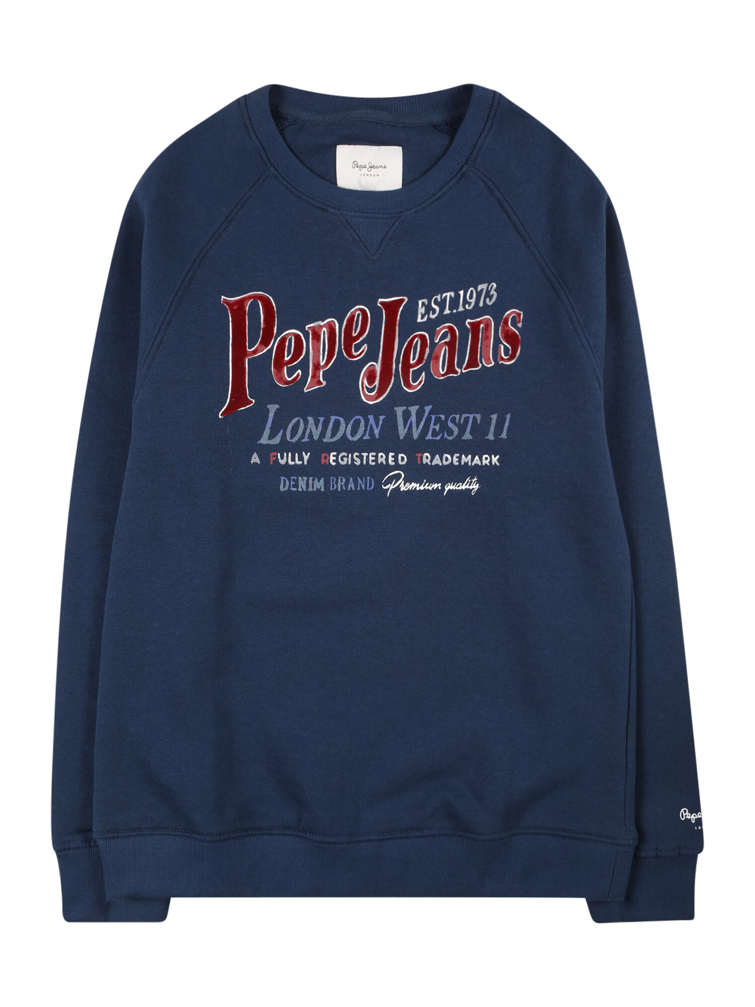 Pepe Jeans Majica 'ARTHUR' mornarska / bela / rdeča - Pepit.si