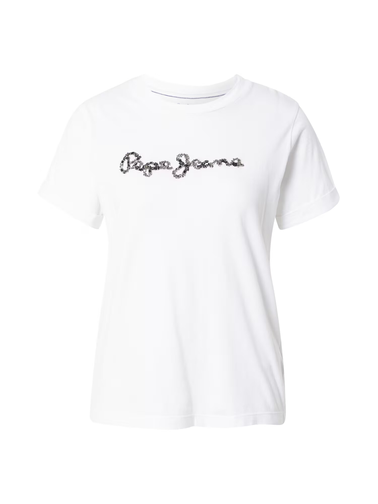 Pepe Jeans Majica 'BABETTE' srebrno-siva / bela - Pepit.si