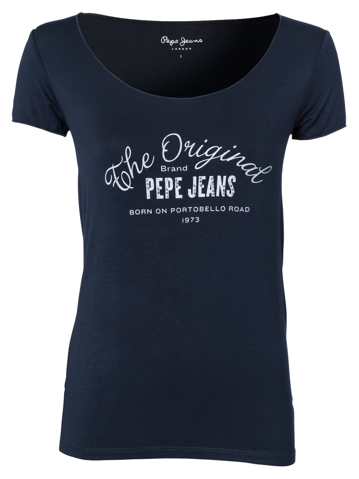 Pepe Jeans Majica 'CAMERON' nočno modra / bela - Pepit.si