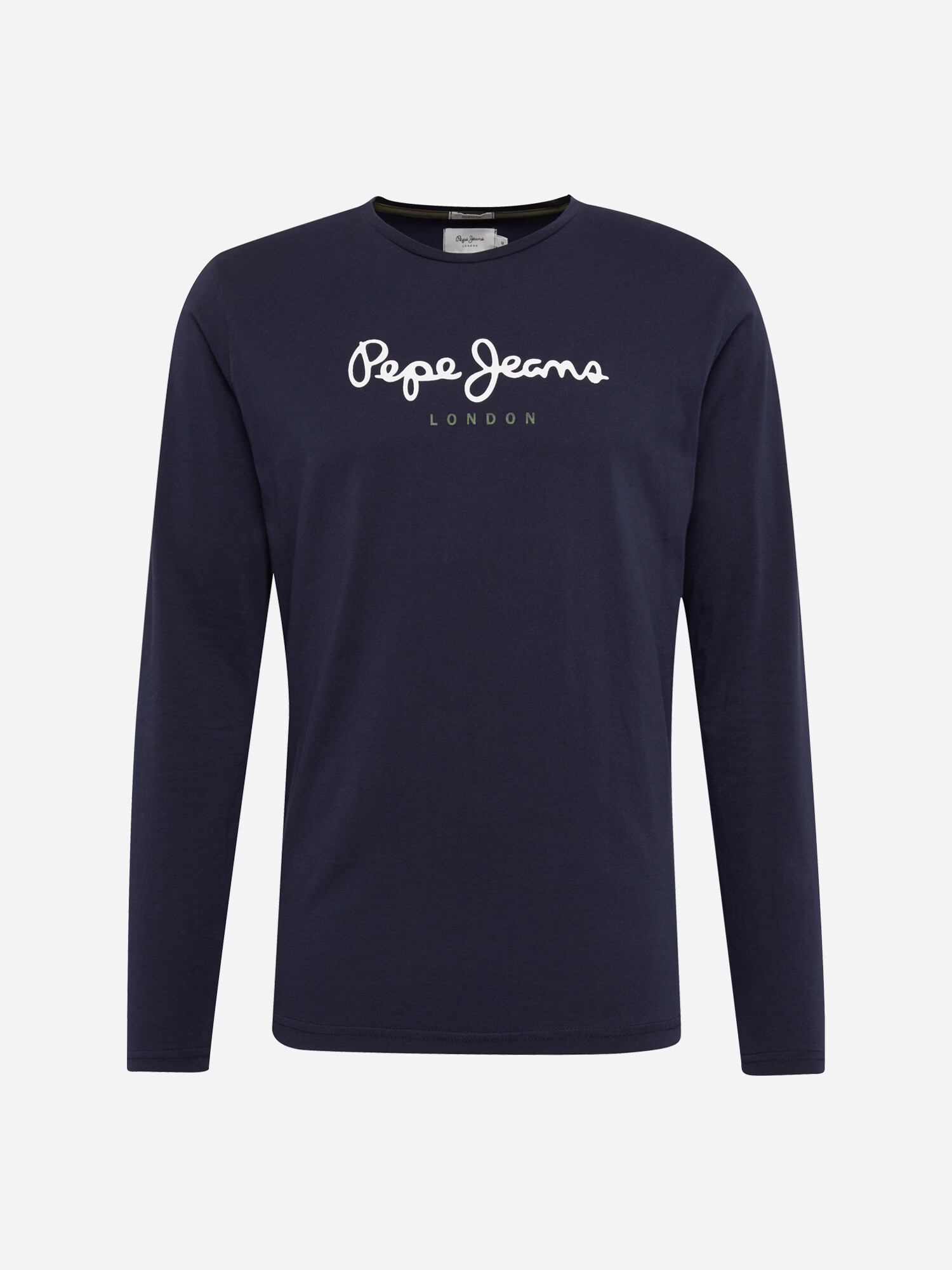 Pepe Jeans Majica 'EGGO LONG' temno modra / bela - Pepit.si