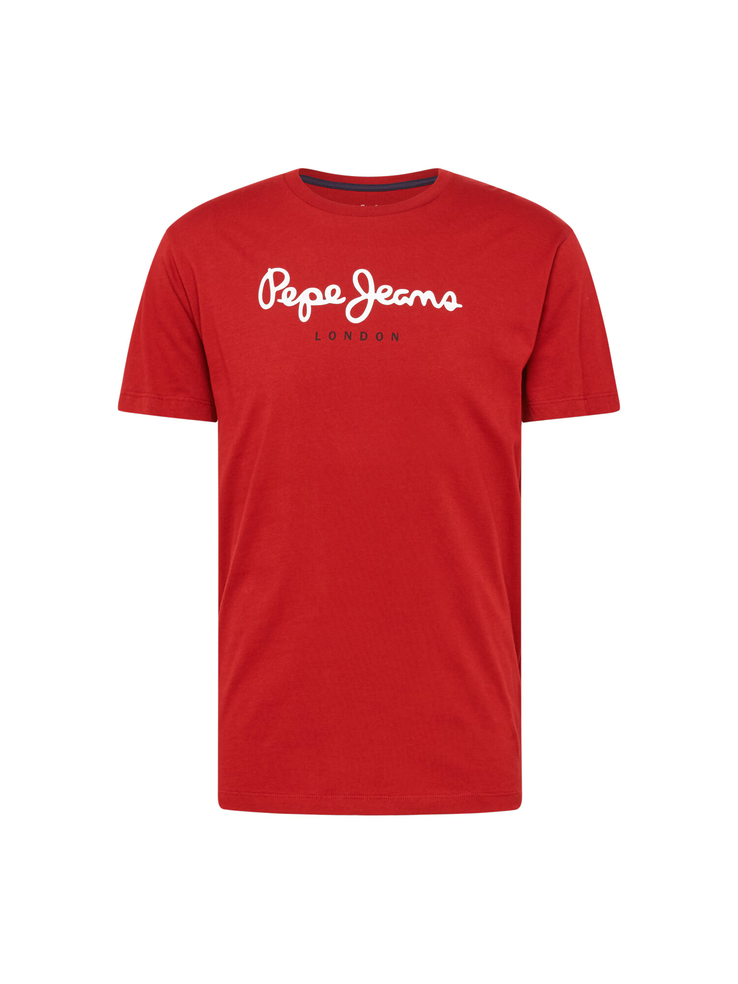 Pepe Jeans Majica 'Eggo' rdeča / črna / bela - Pepit.si