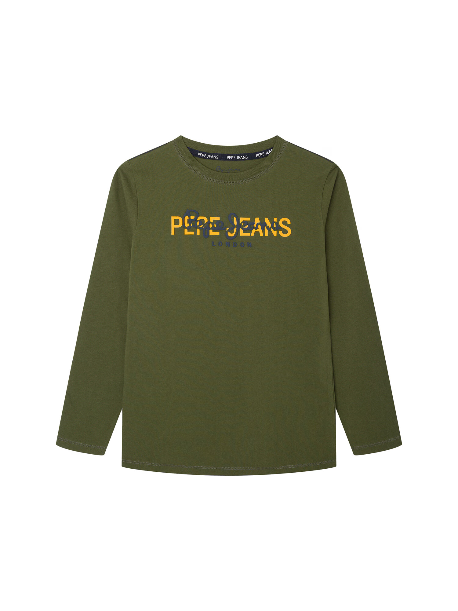 Pepe Jeans Majica 'Randall' mornarska / rumena / temno zelena - Pepit.si