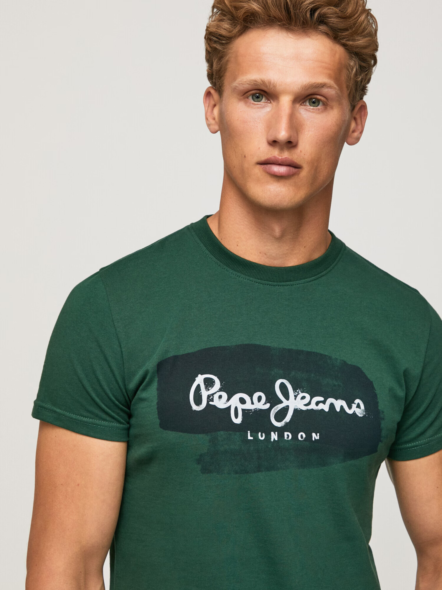 Pepe Jeans Majica 'Seth' zelena / črna / bela - Pepit.si