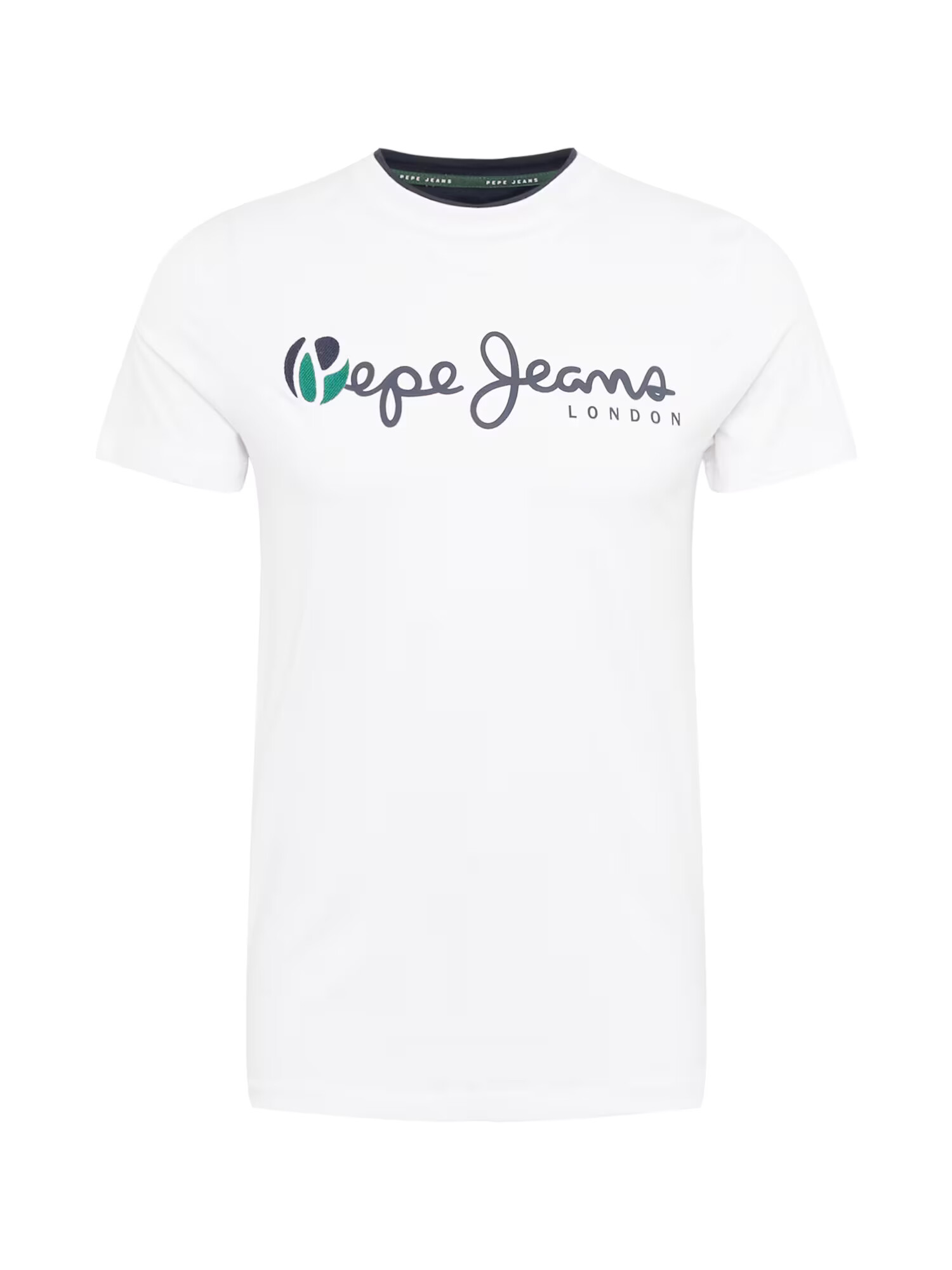 Pepe Jeans Majica 'TRUMAN' nočno modra / zelena / bela - Pepit.si