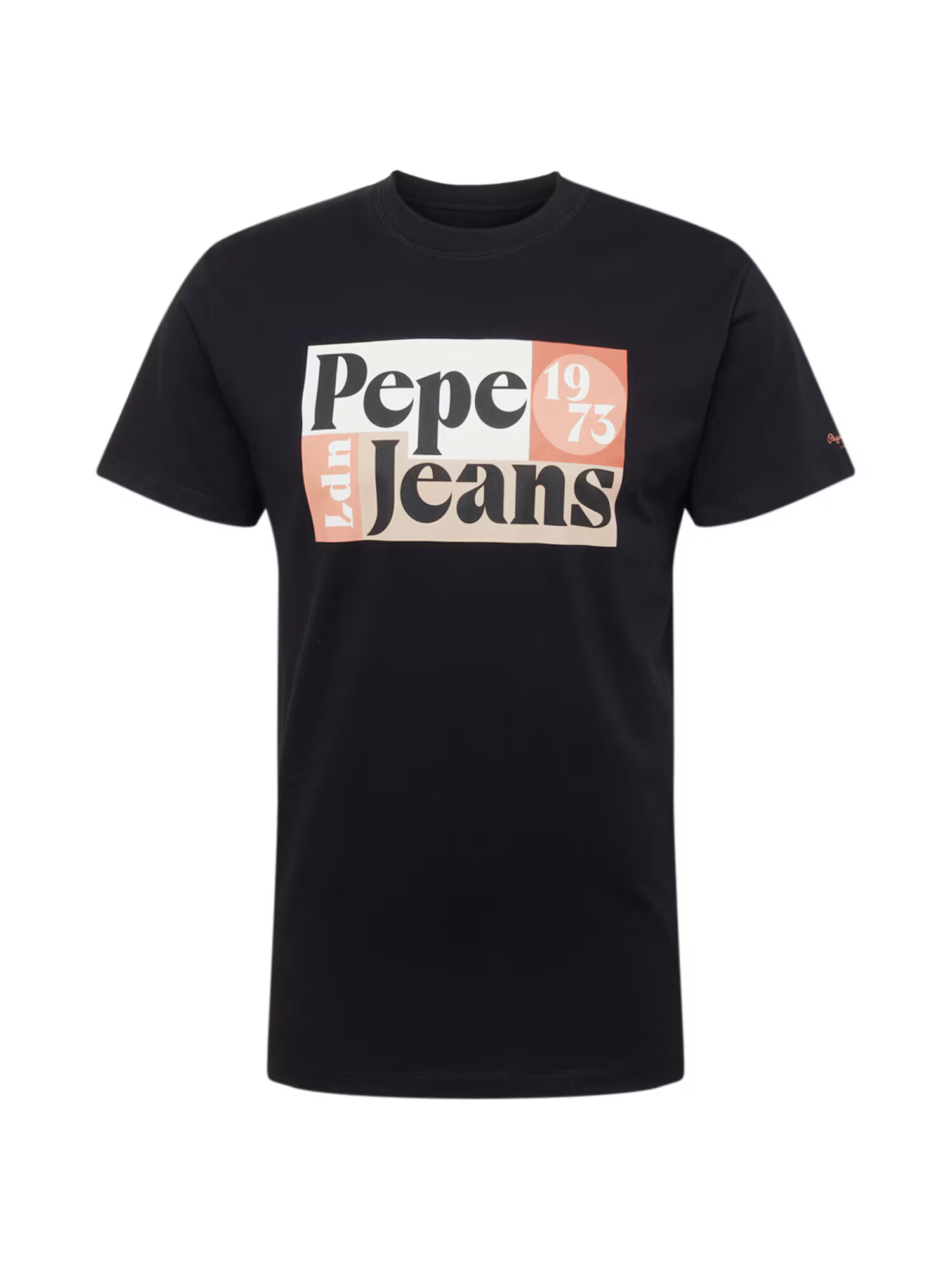 Pepe Jeans Majica 'WELLS' temno modra / bela / breskev - Pepit.si