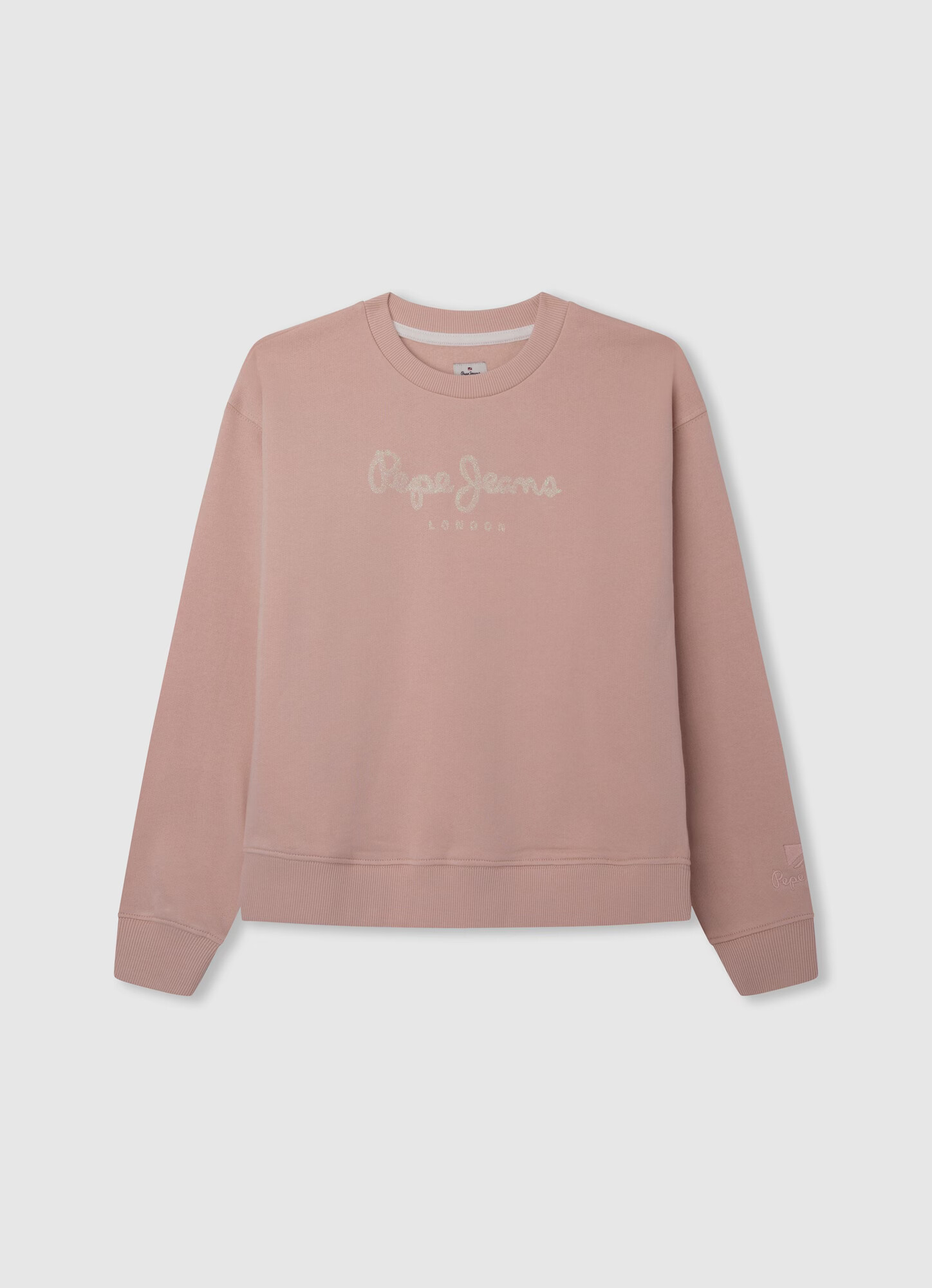 Pepe Jeans Majica 'Winter Rose' bež / staro roza - Pepit.si