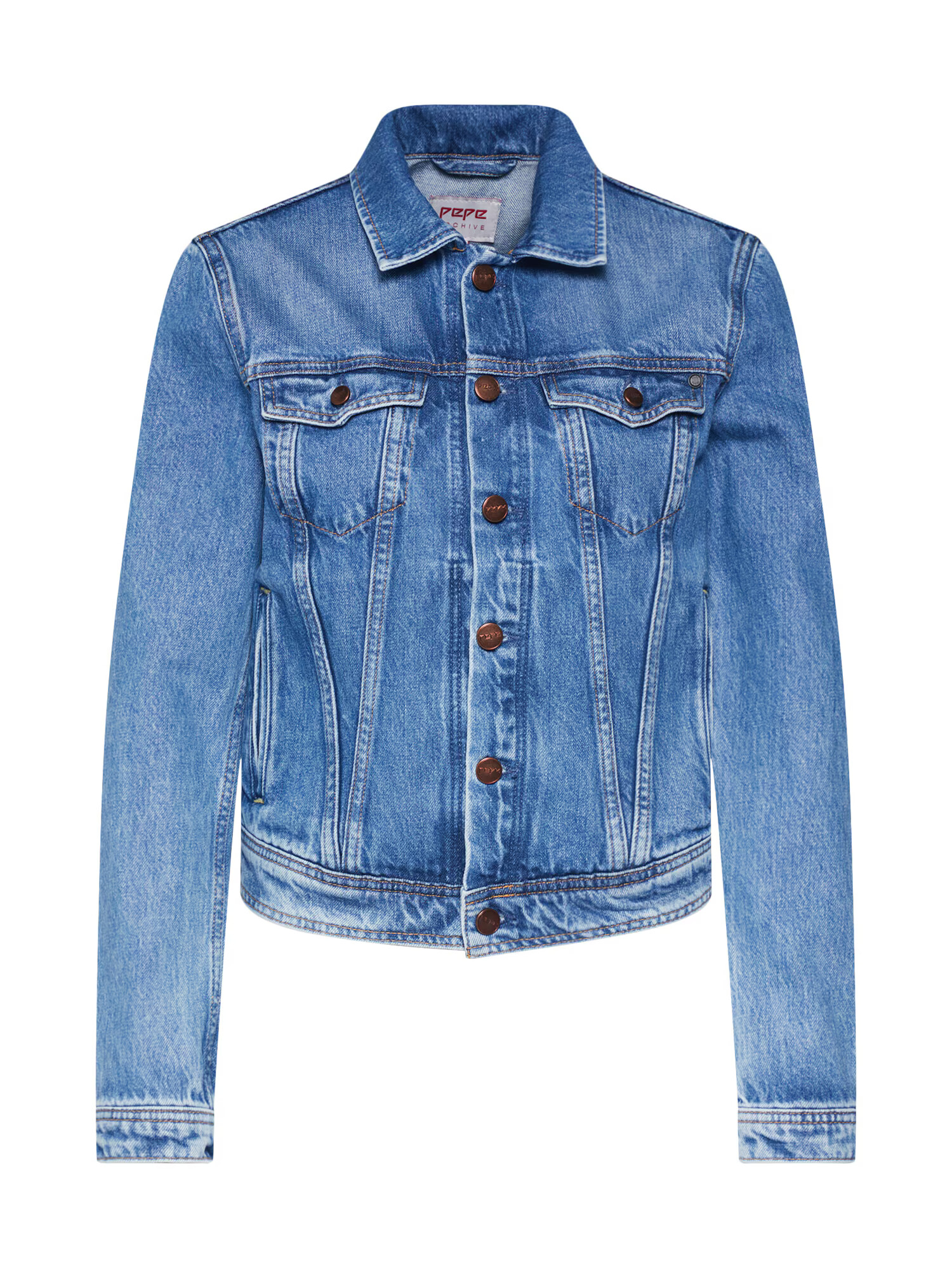 Pepe Jeans Prehodna jakna 'Core' moder denim - Pepit.si